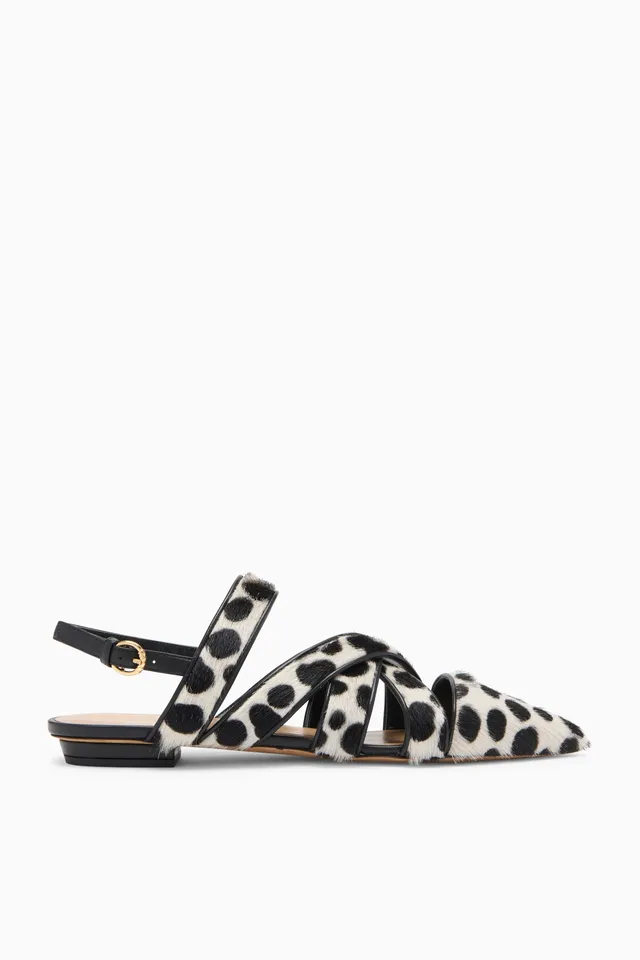 Ulla Johnson Tallulah UJ44100D ballerine Léopard tressée