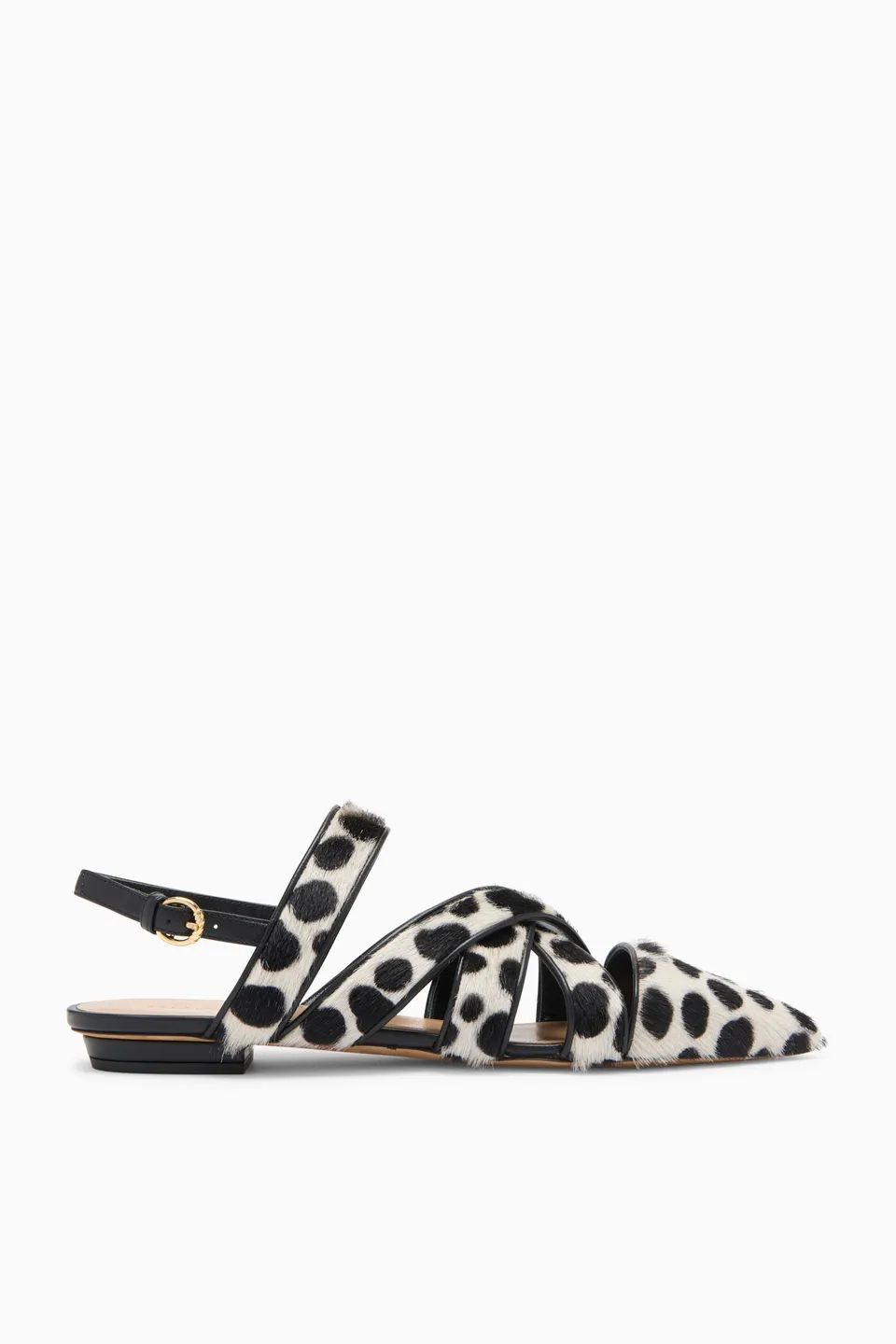 Ulla Johnson Tallulah UJ44100D ballerine Léopard tressée