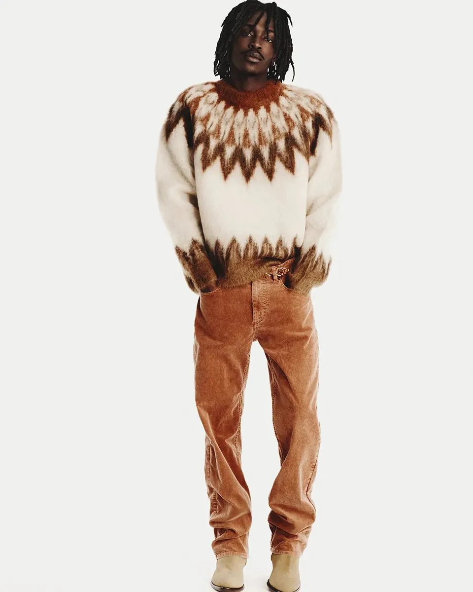 Isabel Marant Look 9 tenue homme FW25