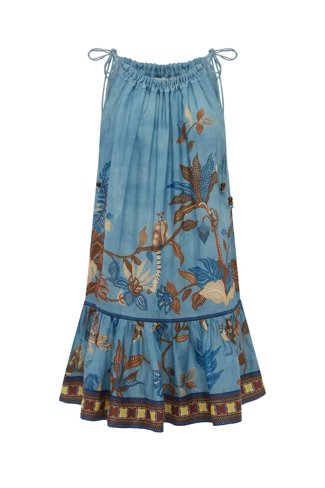 Alemäis Georgie robe mini jungle 100% ramie