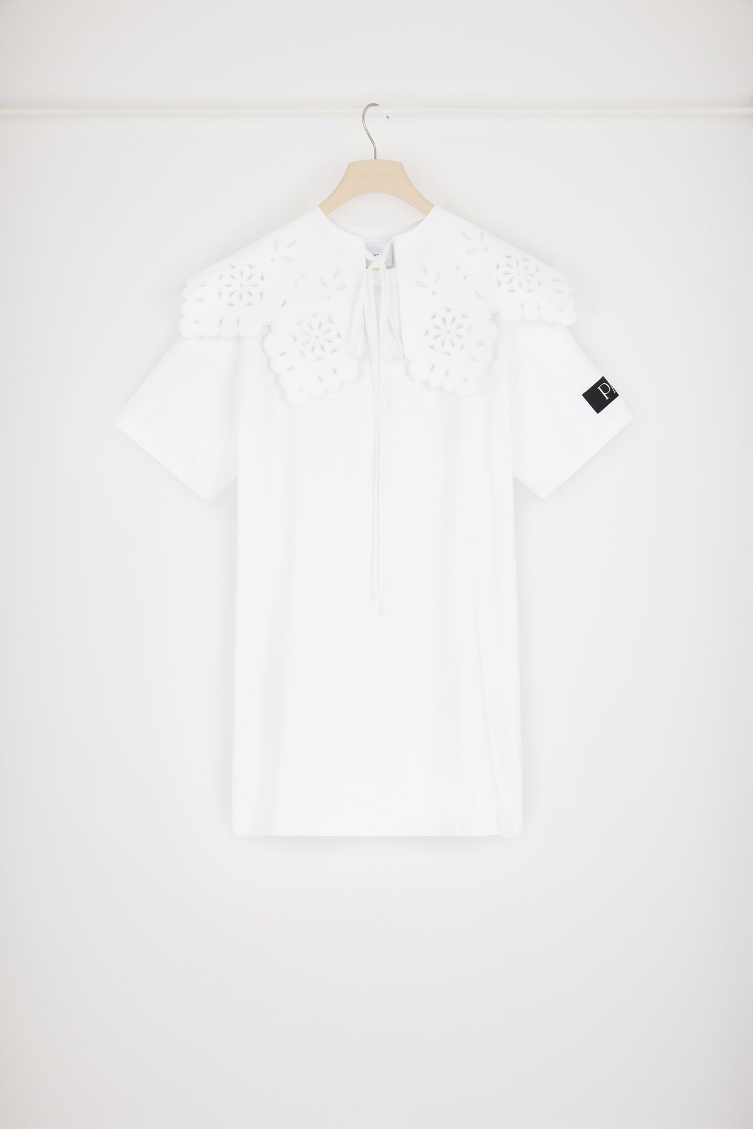 Patou JE0579990001W robe t-shirt coton blanche