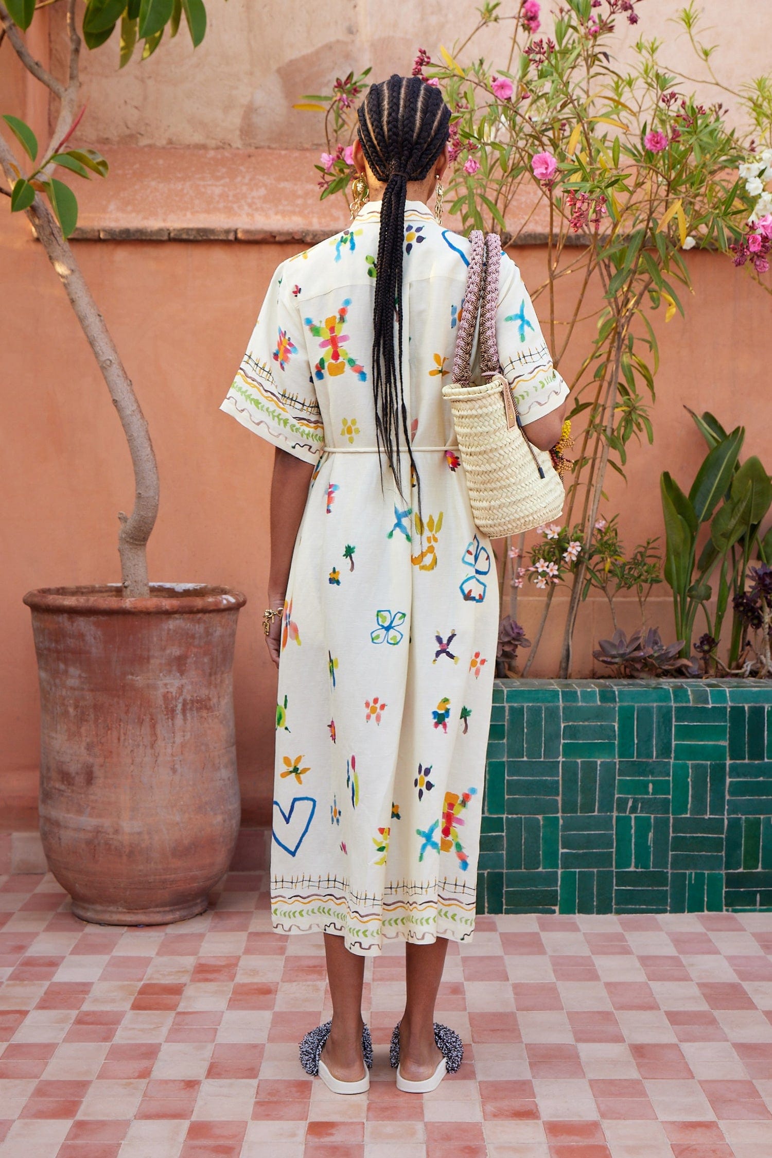 Alemaïs Sidi Shirtdress Robe Chemise 10 lin imprimé