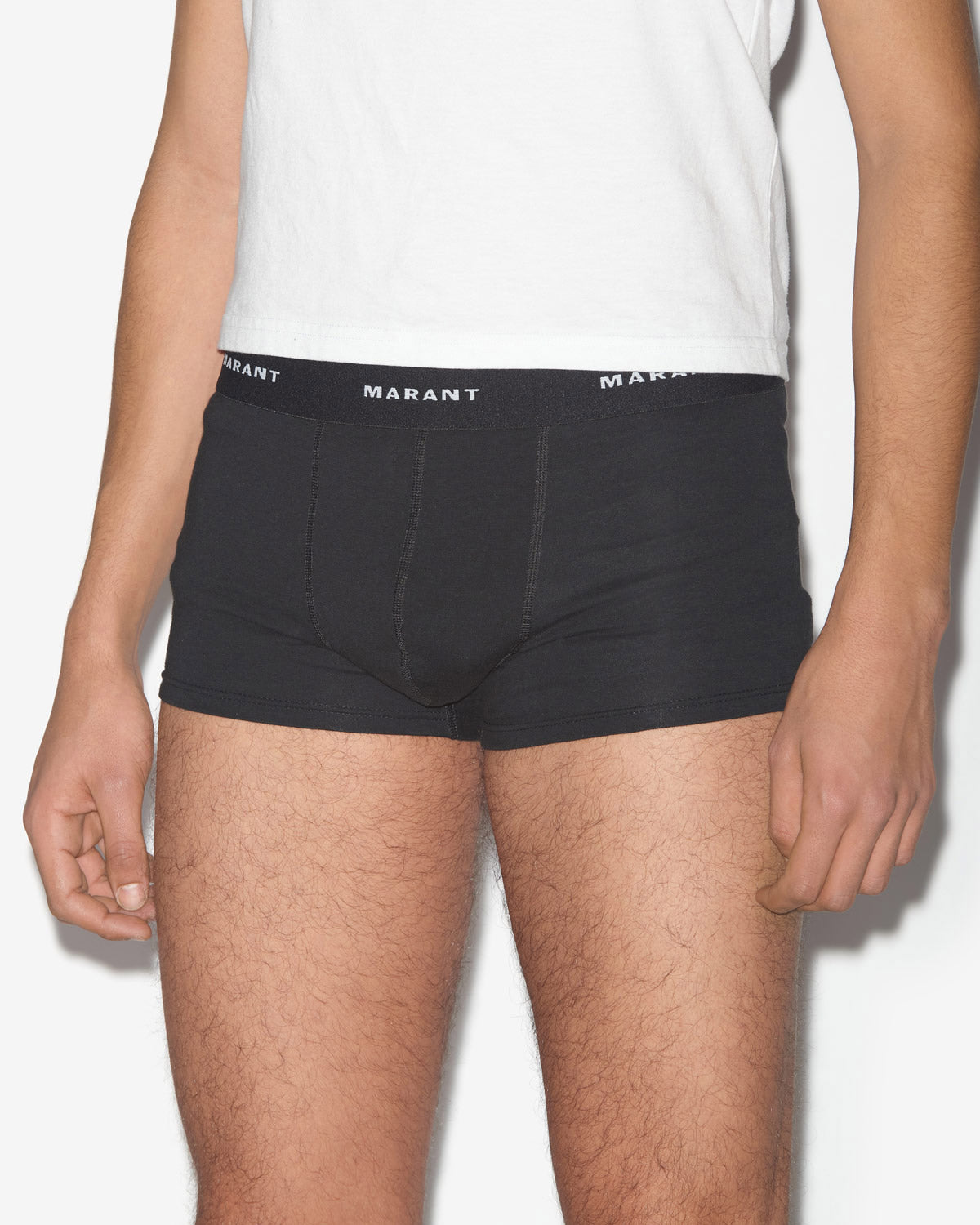 Isabel Marant Billy SL0012HA Slip noir taille élastique