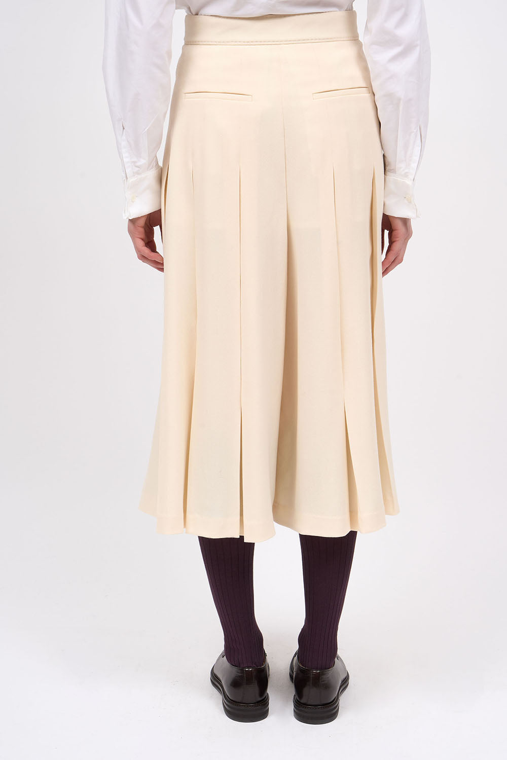 Paul & Joe Jupes Alex jupe-culotte twill laine vierge doublée