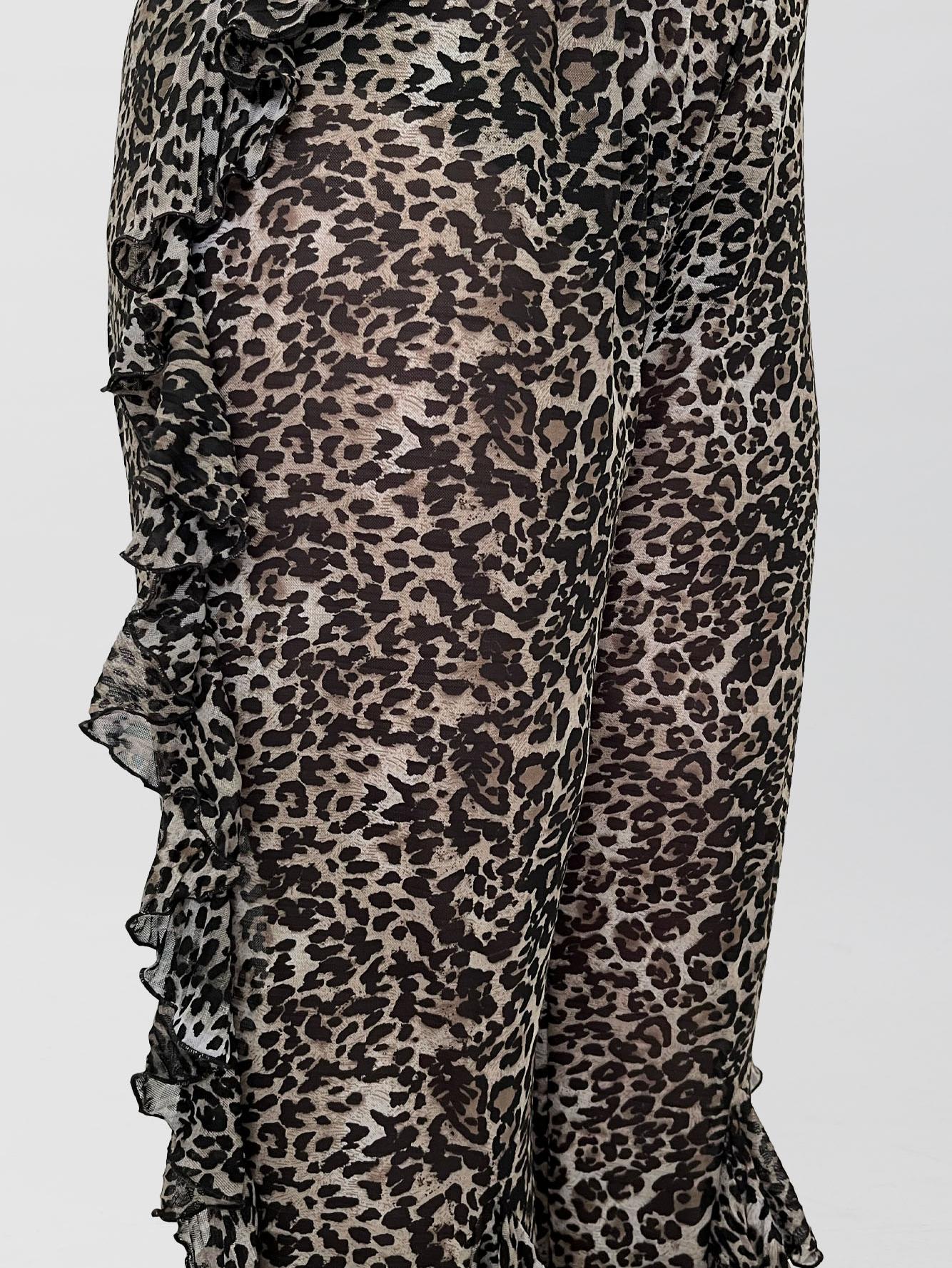 Ester Manas Feline Pantalon léopard XS/S fluide