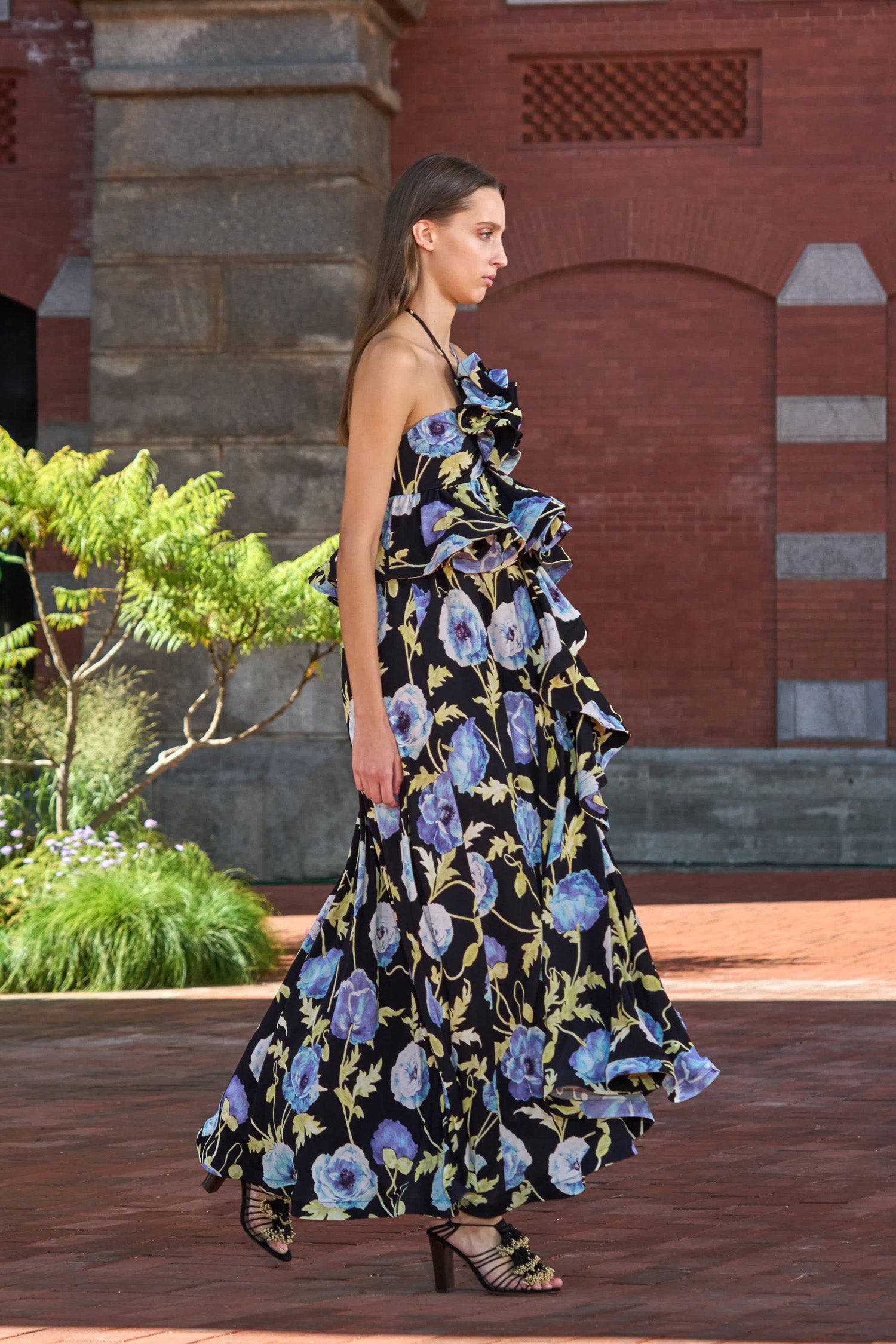 Ulla Johnson Leonie SP270835 robe maxi Moon Garden halter