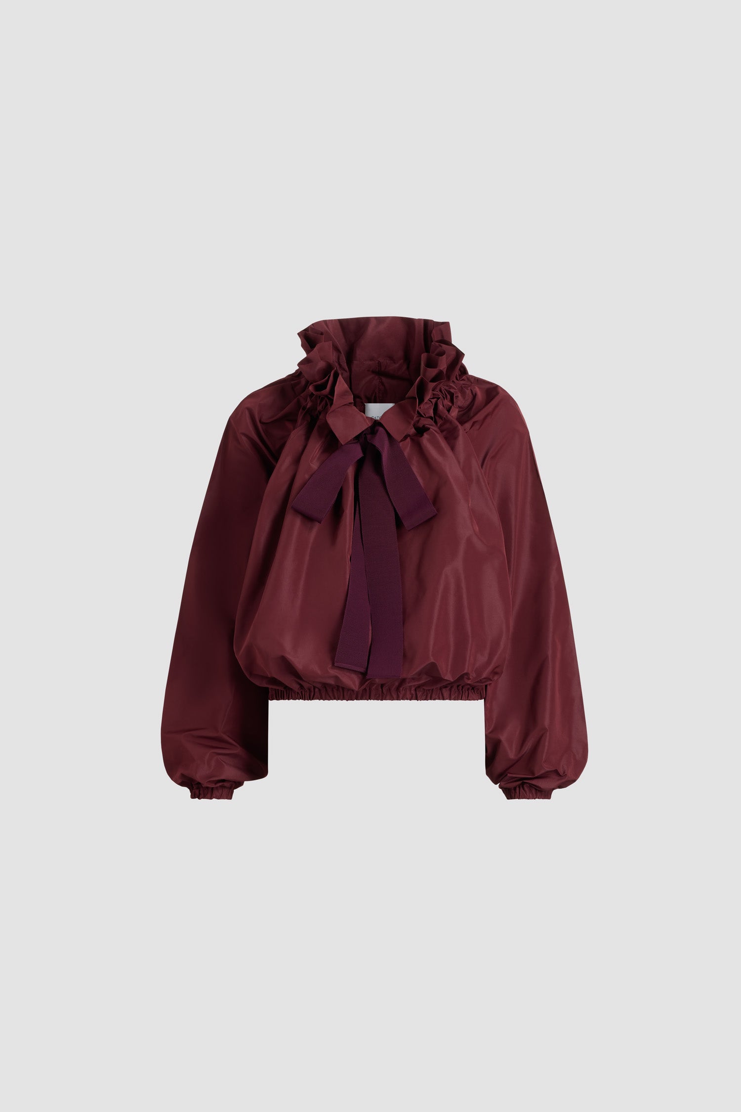 Patou Tops blouse TO017 Vignola faille recyclée col noué