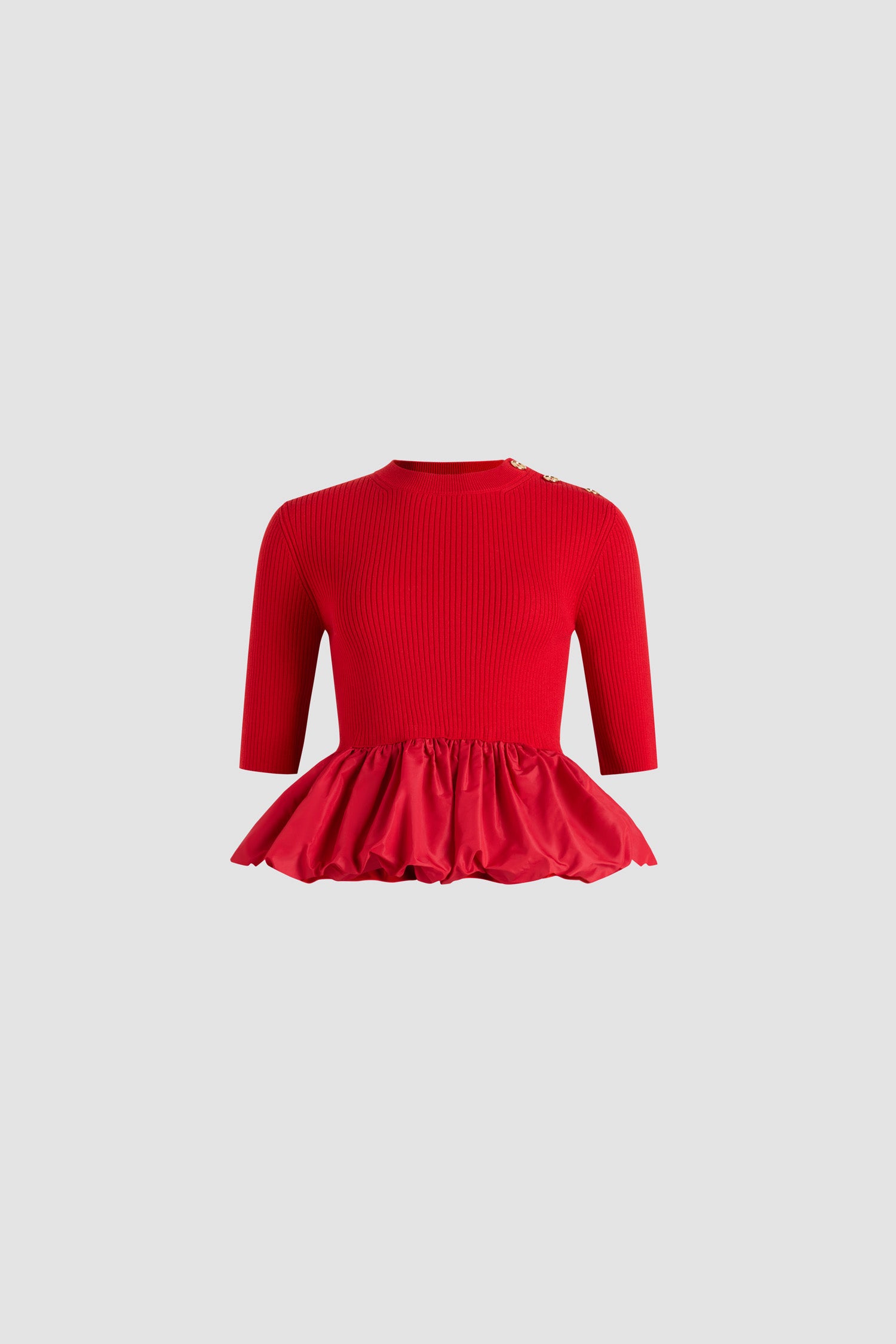 Patou KN273 pull maille rouge élixir volants XS-XL
