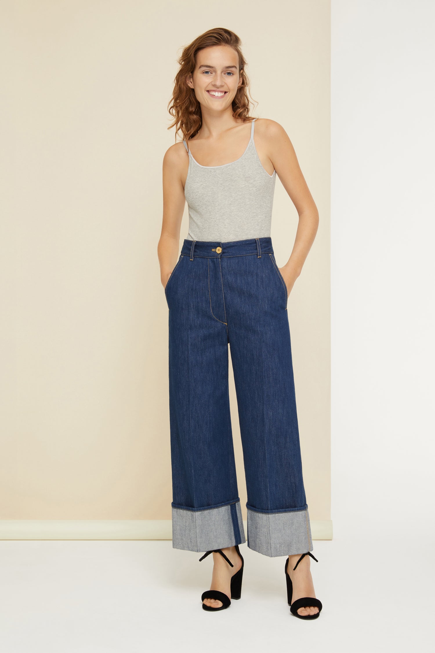Patou LI001 body coton bio gris bretelles réglables