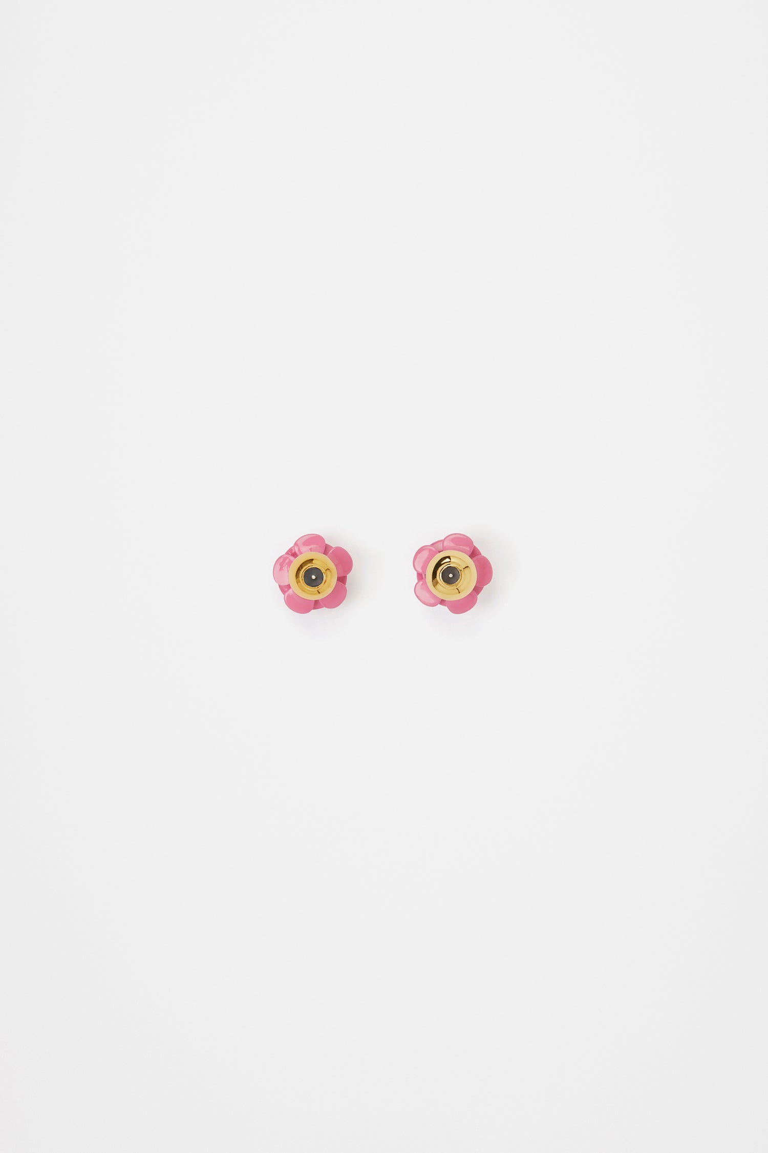 Patou boucles d'oreilles fleur JW087 rose Darling Pink