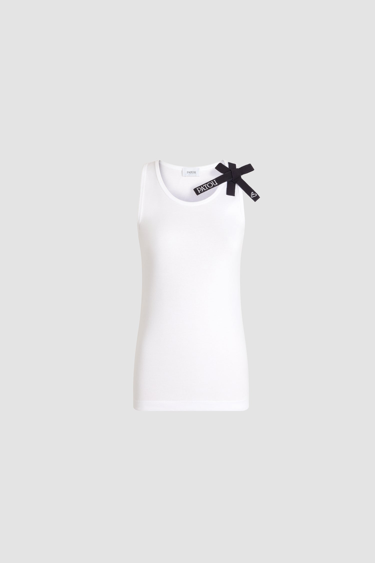 Patou SP071 débardeur coton bio Blanc Marine