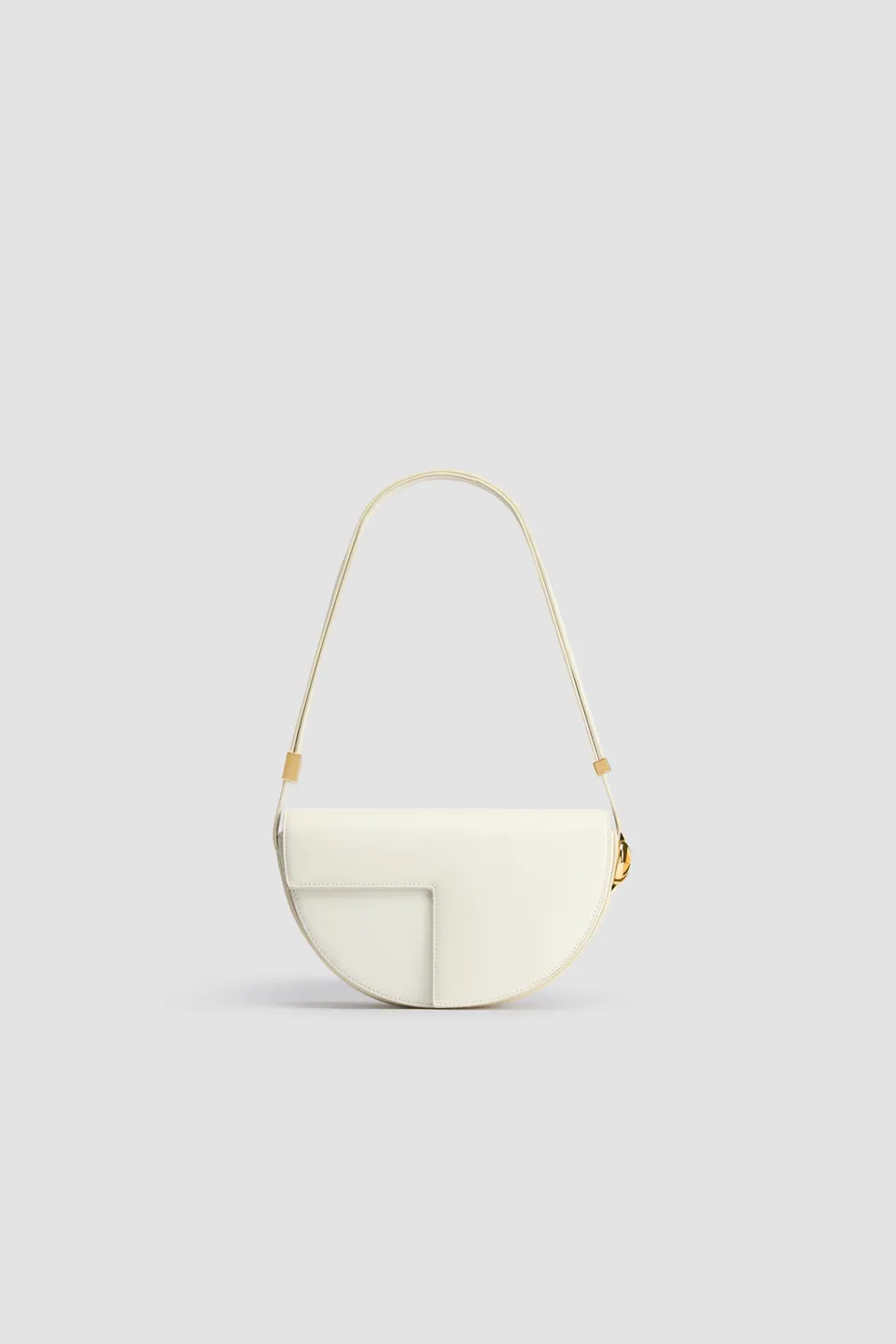 Patou Le Patou BA001 sac cuir Angora demi-lune
