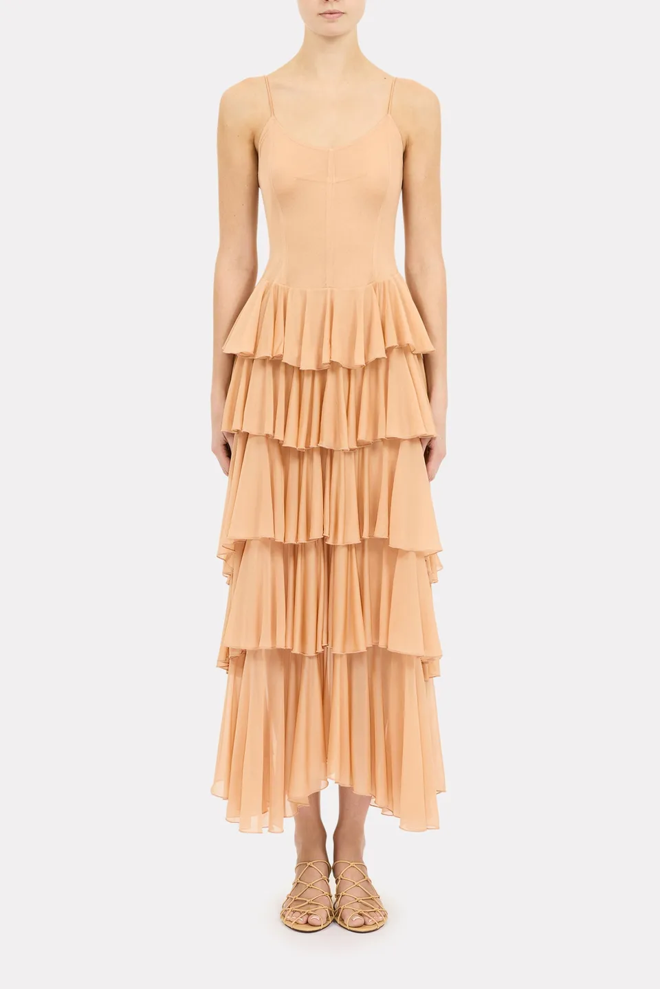 Ulla Johnson Estelle robe bretelles Fawn