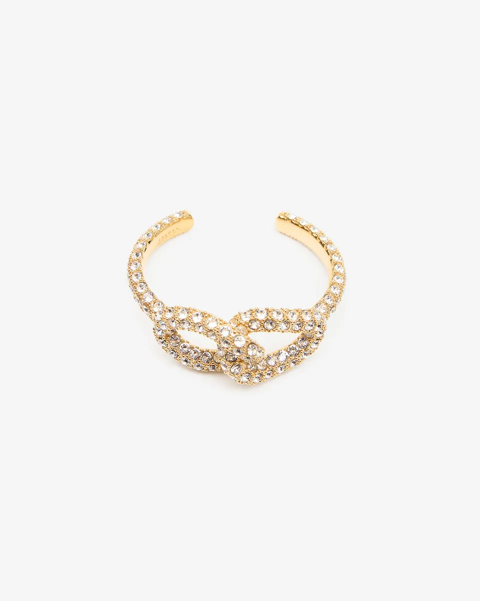 Isabel Marant Funky bracelet jonc doré transparent