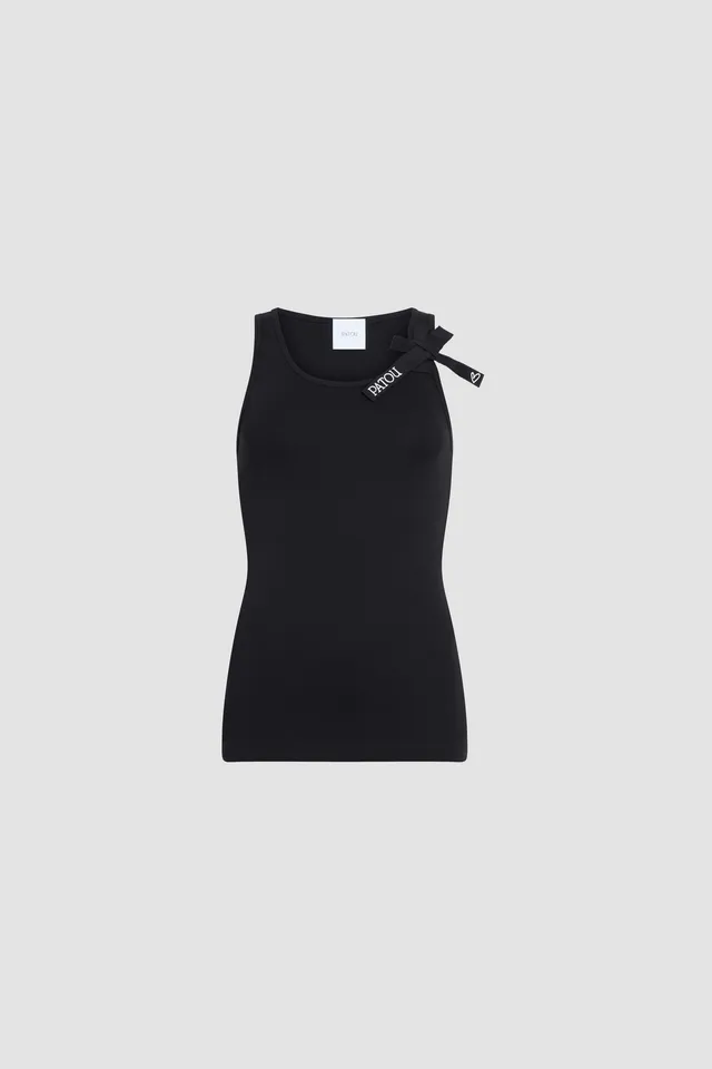 Patou JE2129994999B débardeur coton noir XS-XL