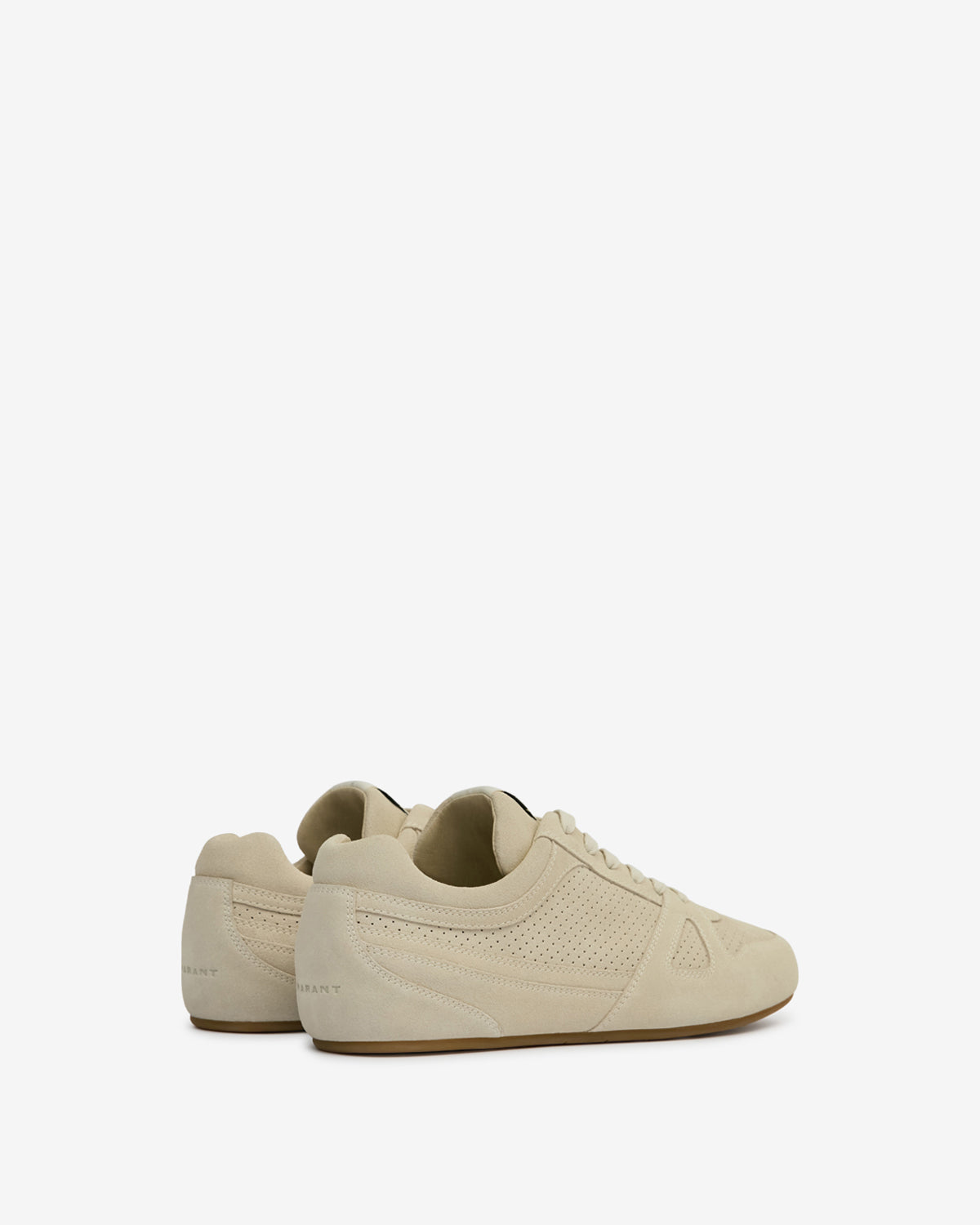 Isabel Marant Sennyh baskets beige cuir suède homme