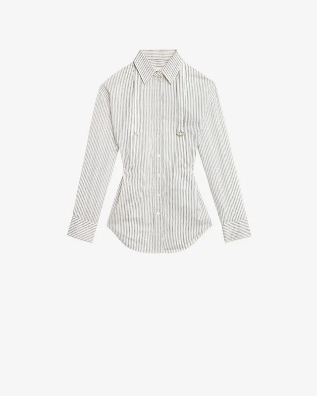Isabel Marant Aurora CH0262FA chemise oversize rayée
