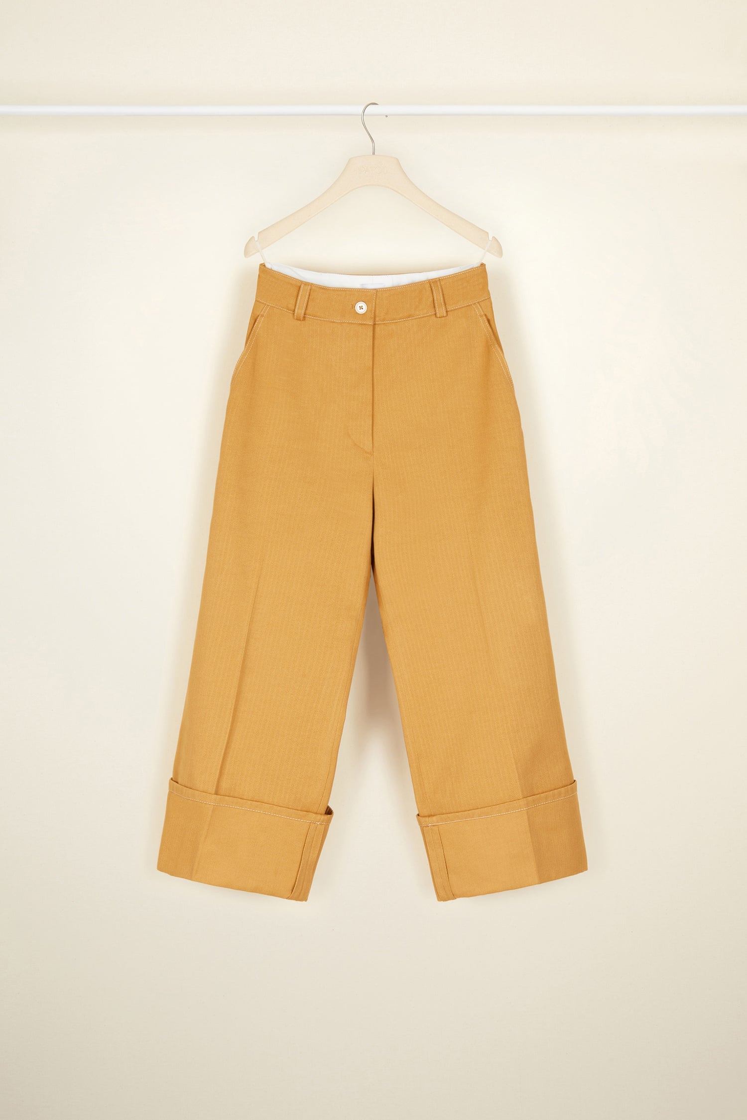 Patou Trousers TR003 pantalon chevrons cuivre coton