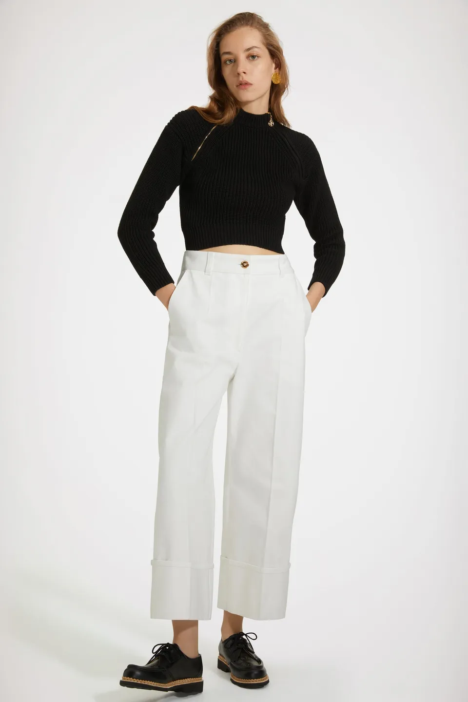 Patou Denim Iconic pantalon jean blanc coton bio