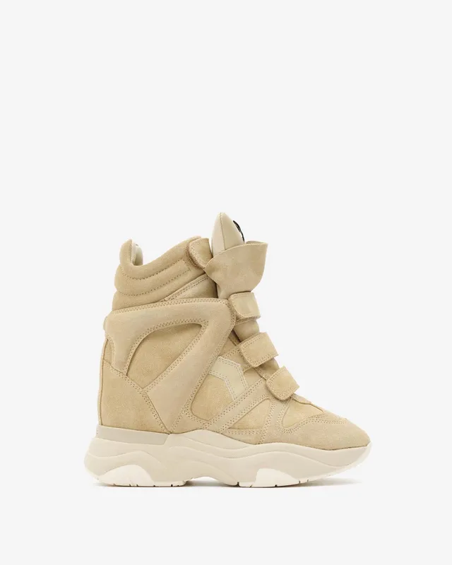 Isabel Marant Balskee BK0491-00M029S baskets beige cuir