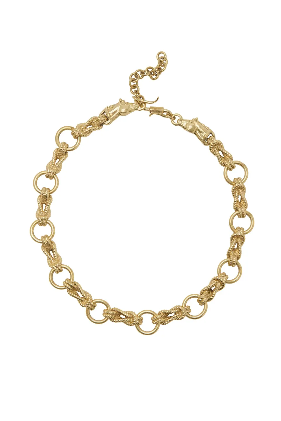 Alemäis Django collier chaîne OS laiton doré cheval