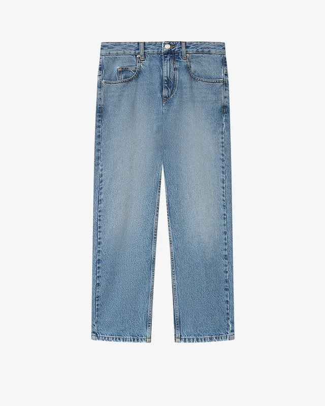 Isabel Marant Dakota jean bleu clair 7/8 ajusté 5 poches