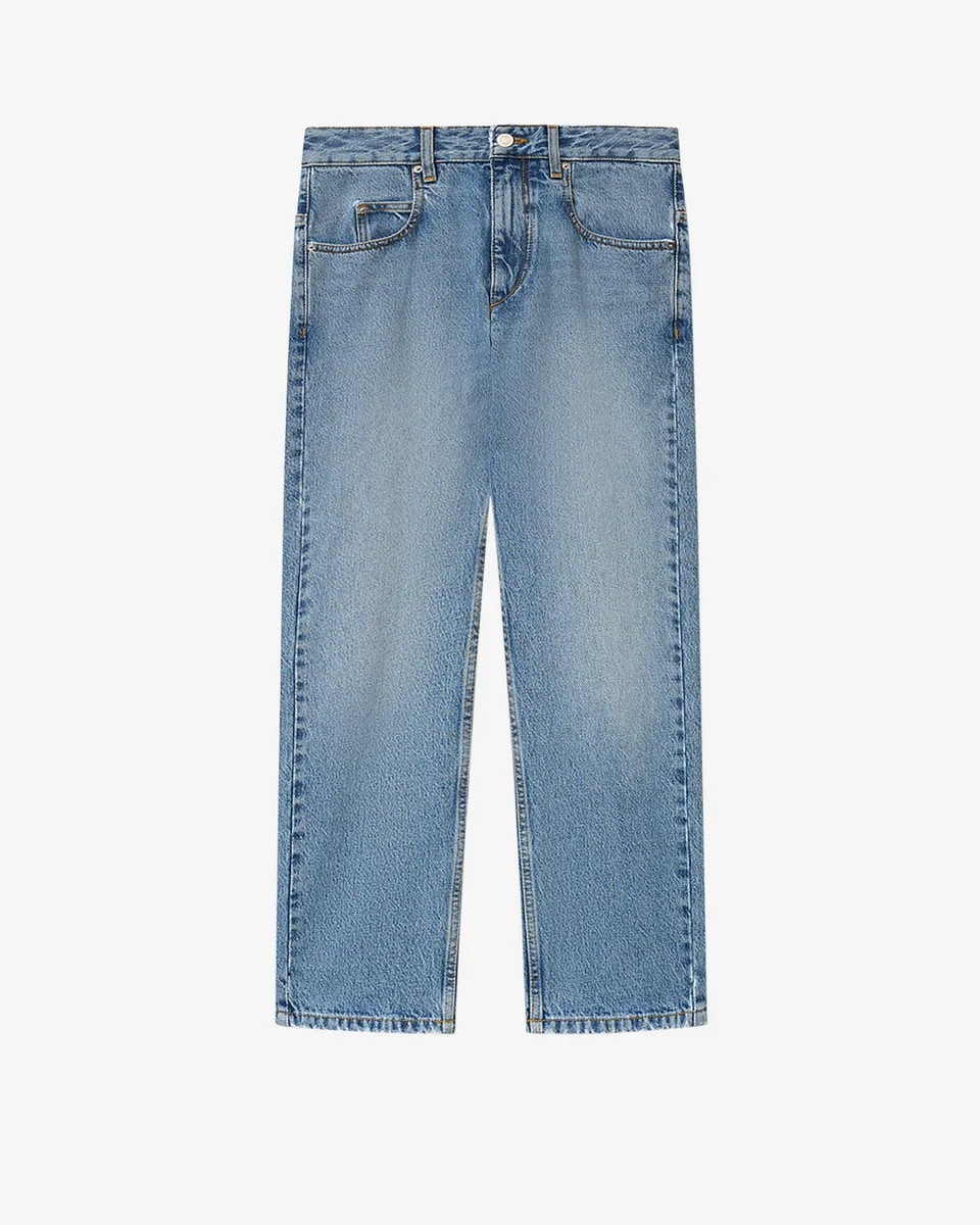 Isabel Marant Dakota jean bleu clair 7/8 ajusté 5 poches