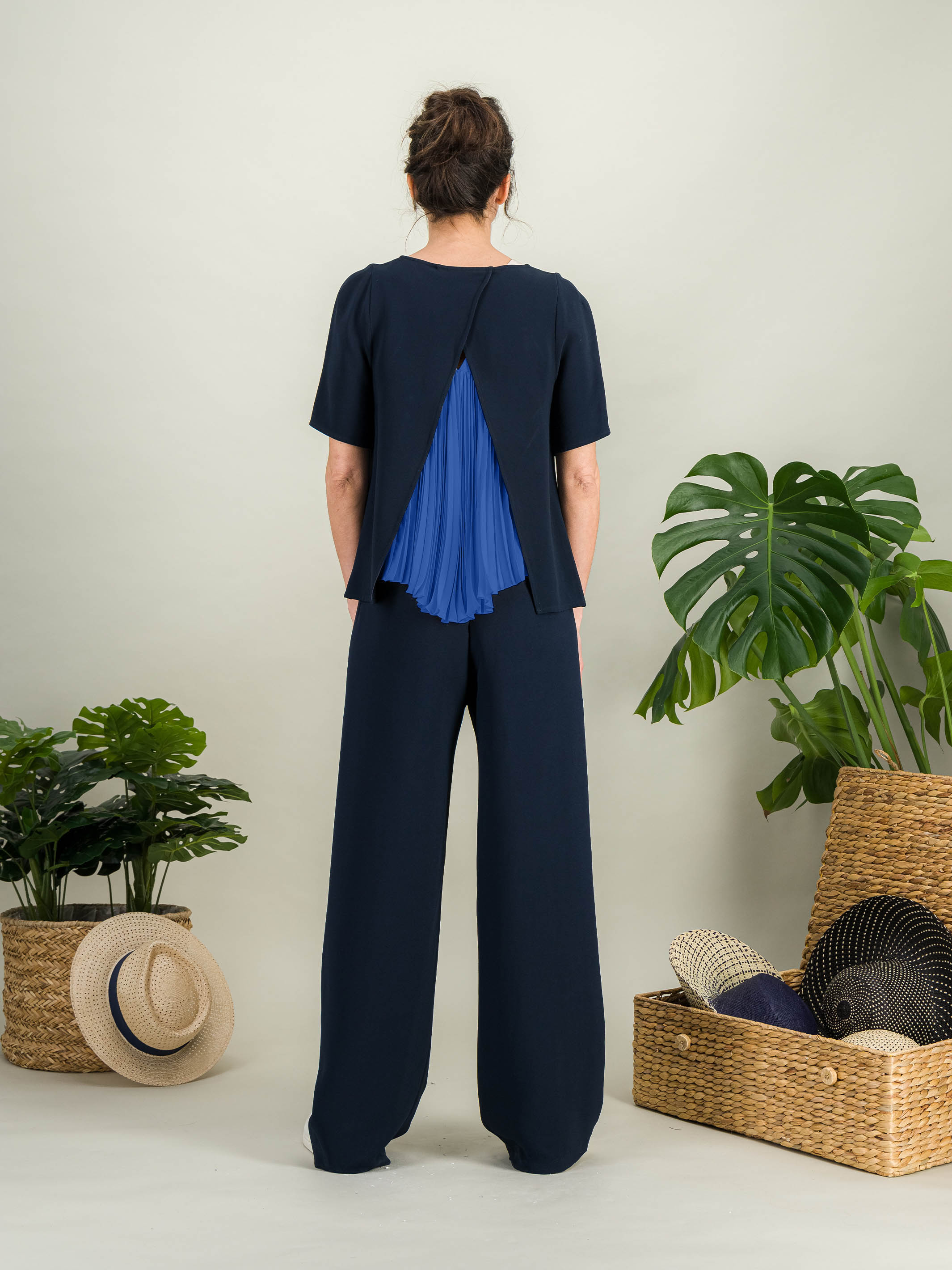 Anahide Saint André Comète Amaya set 2 tops blanc sable