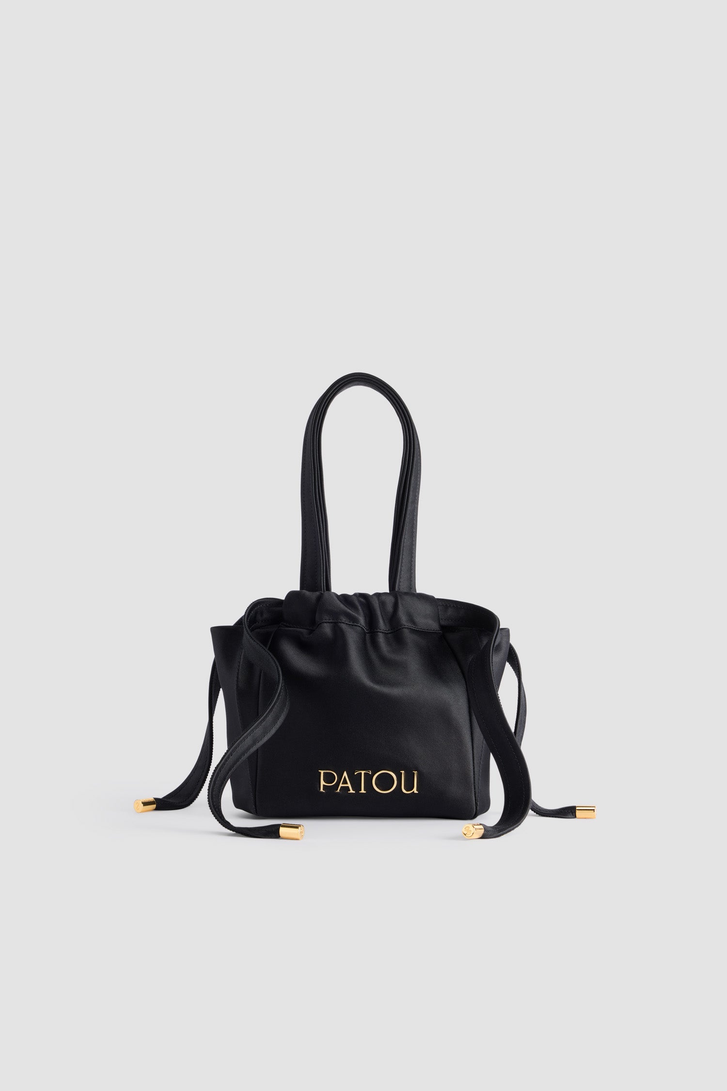 Patou Pouch AC074 pochette satin noir TU recyclé