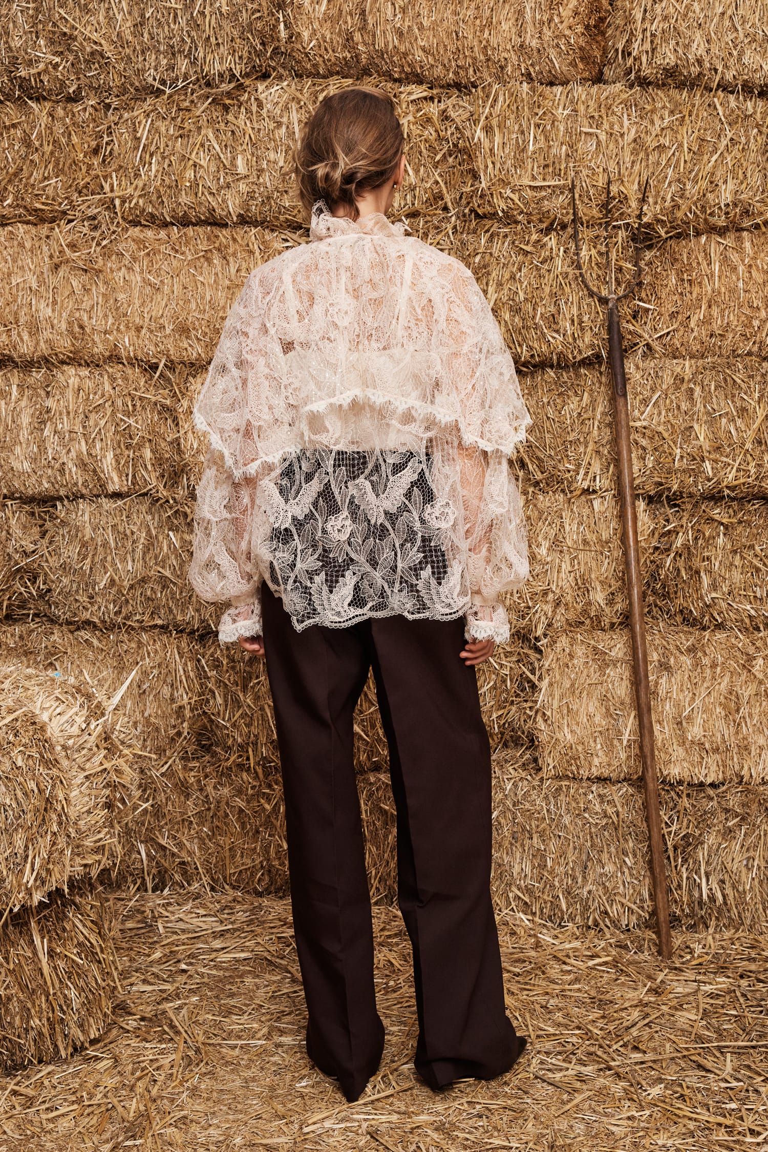 Alemais Winifred Lace Blouse chemisier dentelle taille 10