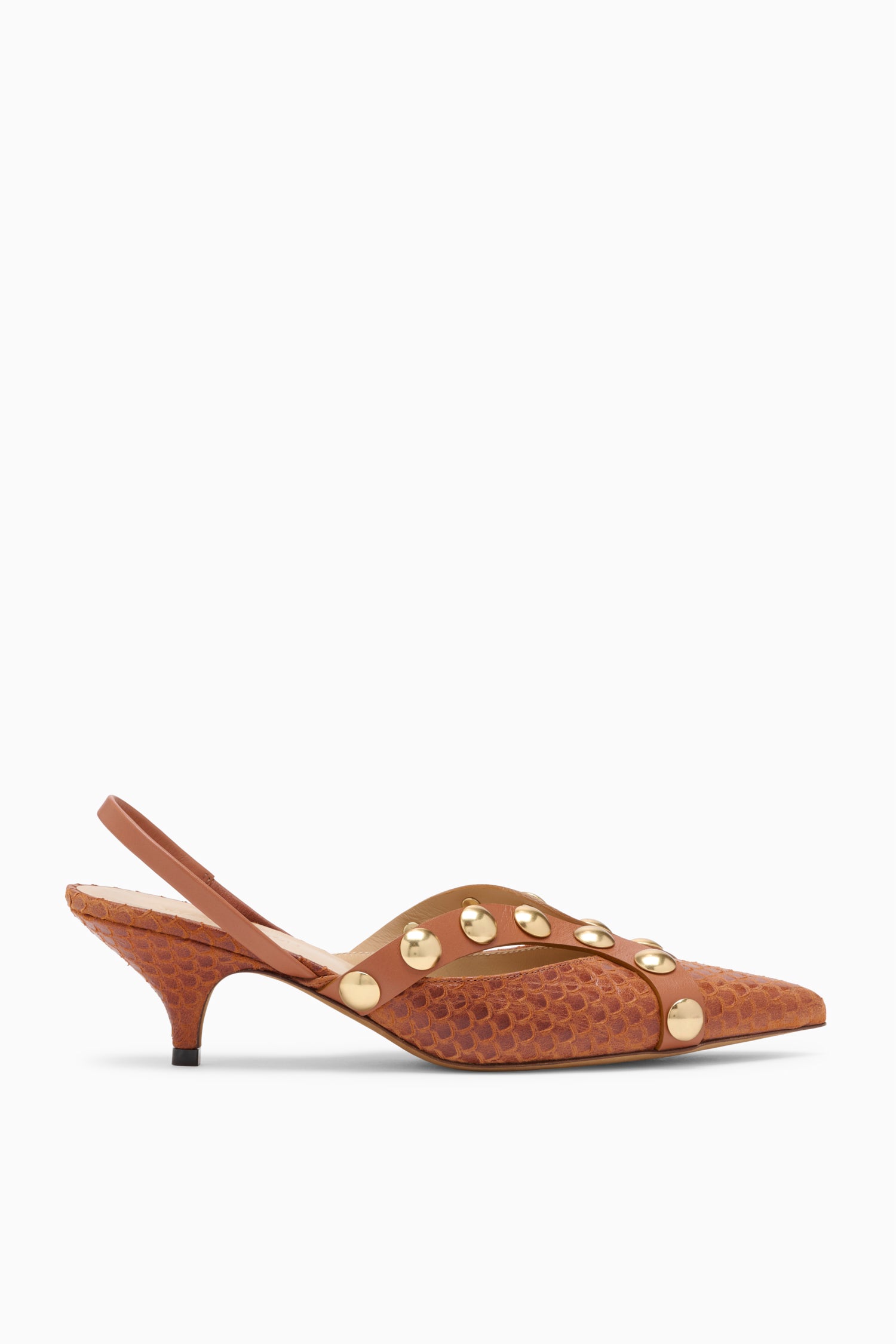 Ulla Johnson Vendome PF261023 escarpins cuir Nutmeg