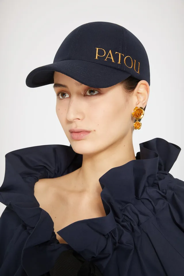 Patou AC040 casquette feutre marine logo brodé
