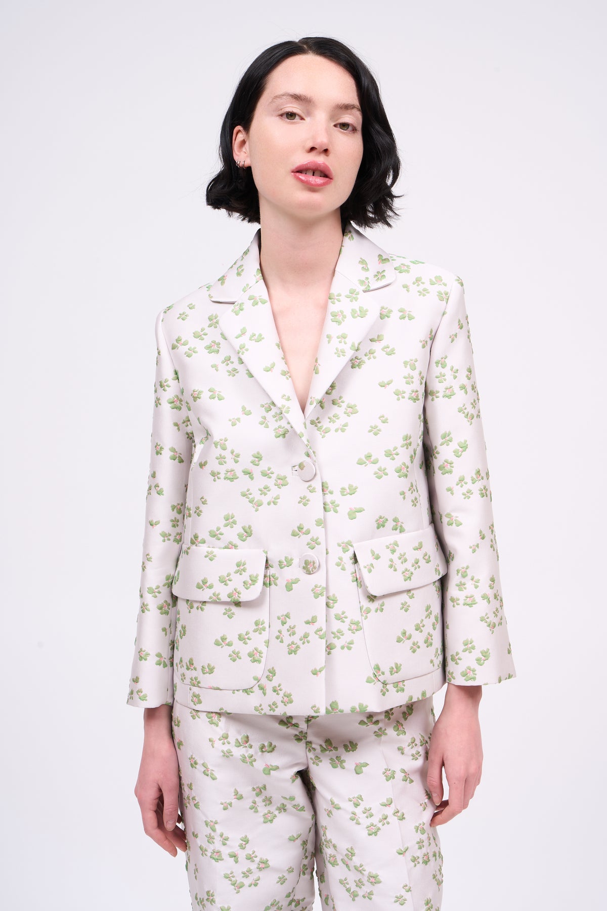 Paul & Joe Tailoring Pandora veste tailleur jacquard fleuri
