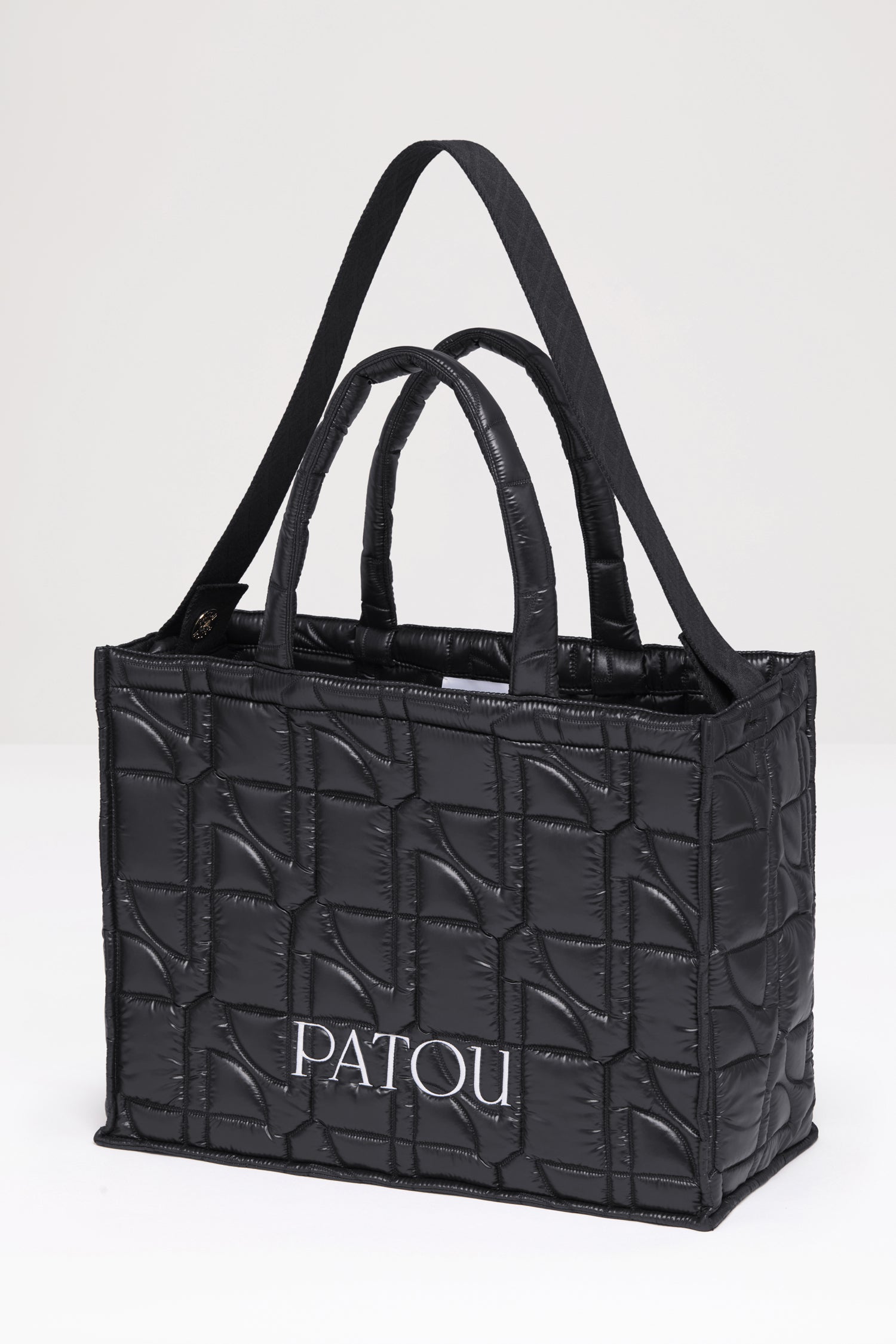 Patou Bags H22AC024 tote noir matelassé polyamide TU