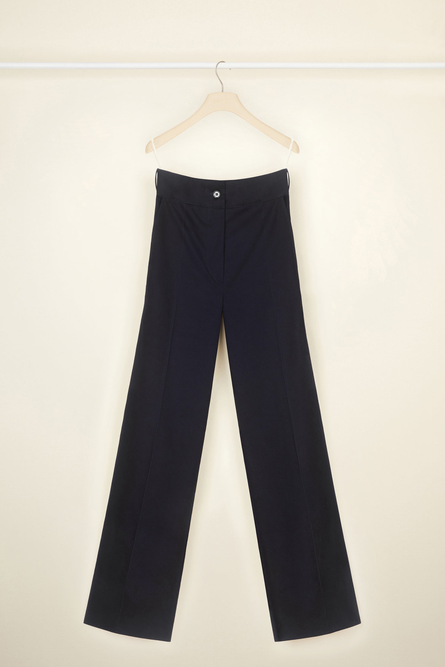 Patou Tailored P22TR017 pantalon bleu coton bio
