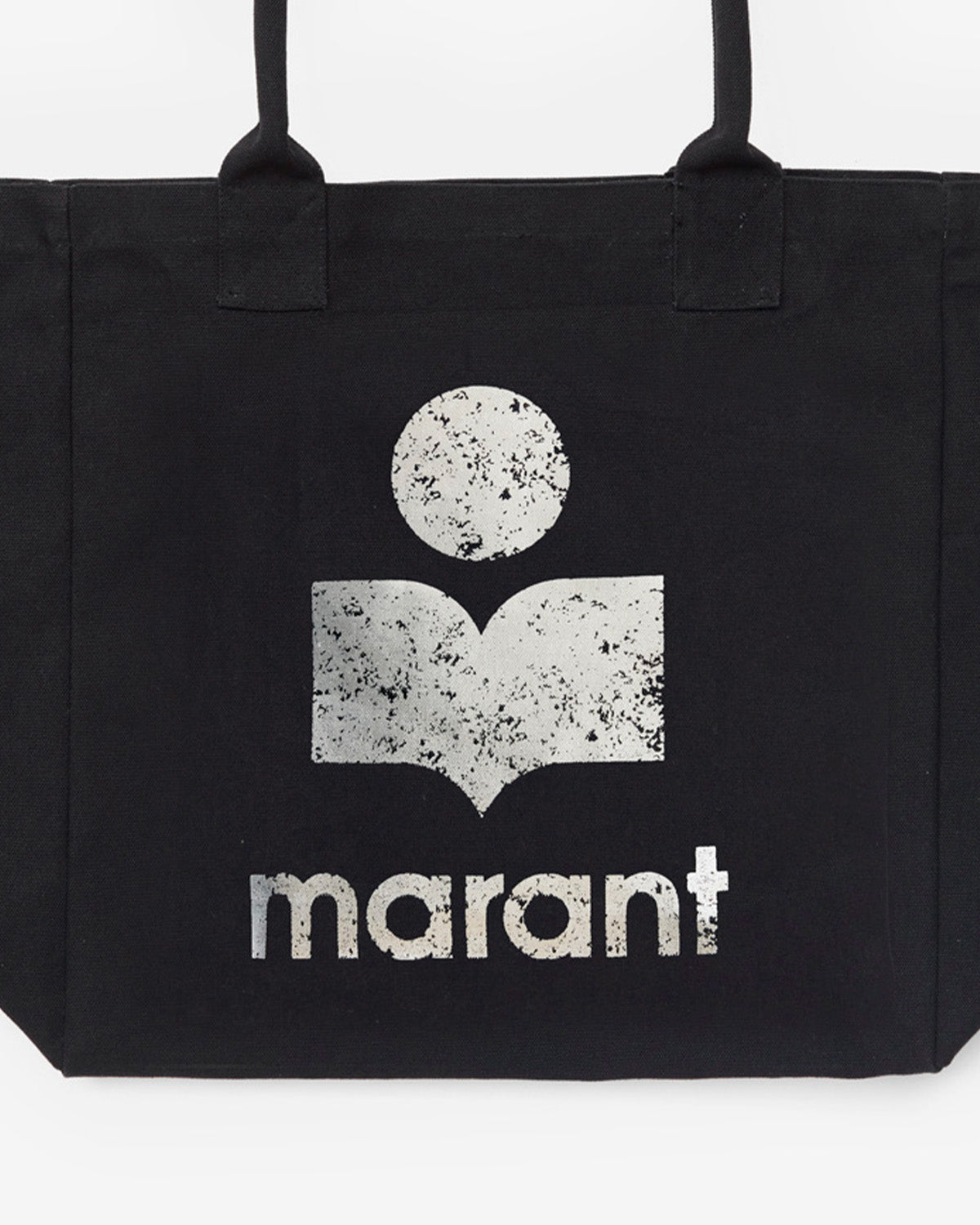 Isabel Marant Yenky sac cabas noir coton délavé