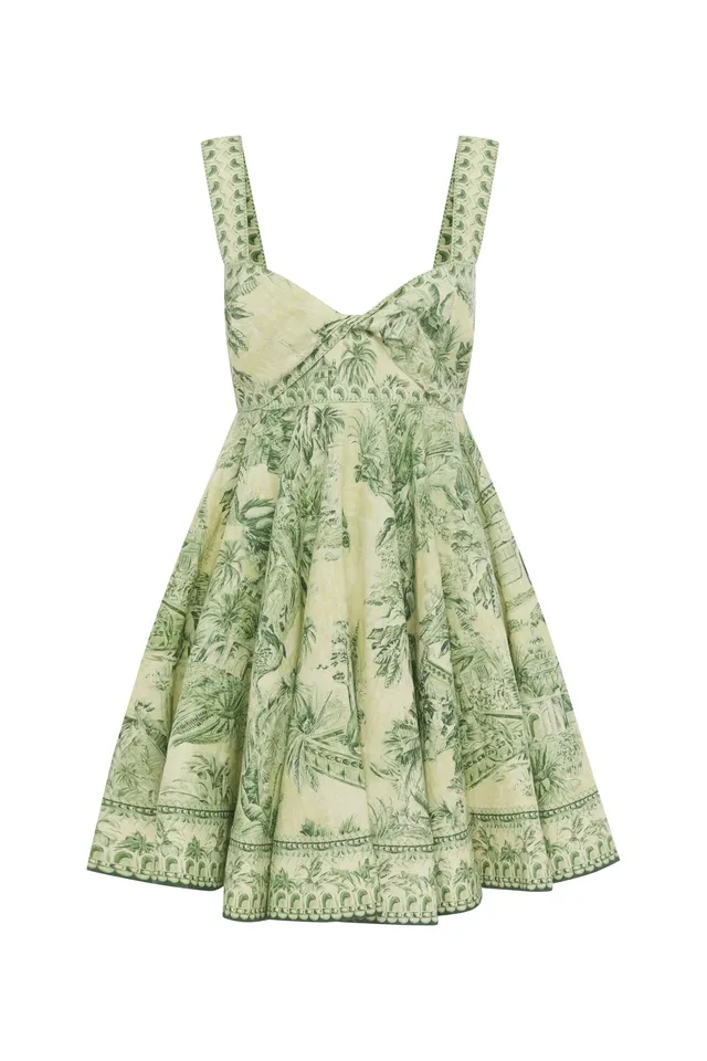 Alemaïs Dresses Sara Mini Twist Sundress robe lin taille 8