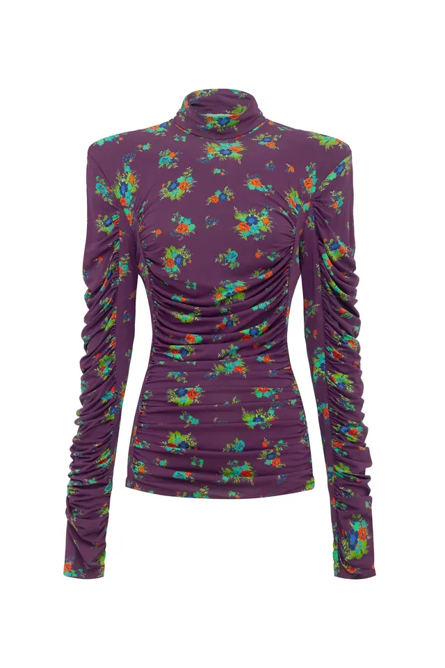 Alemais Tops Betsy Ruched Top haut floral 8