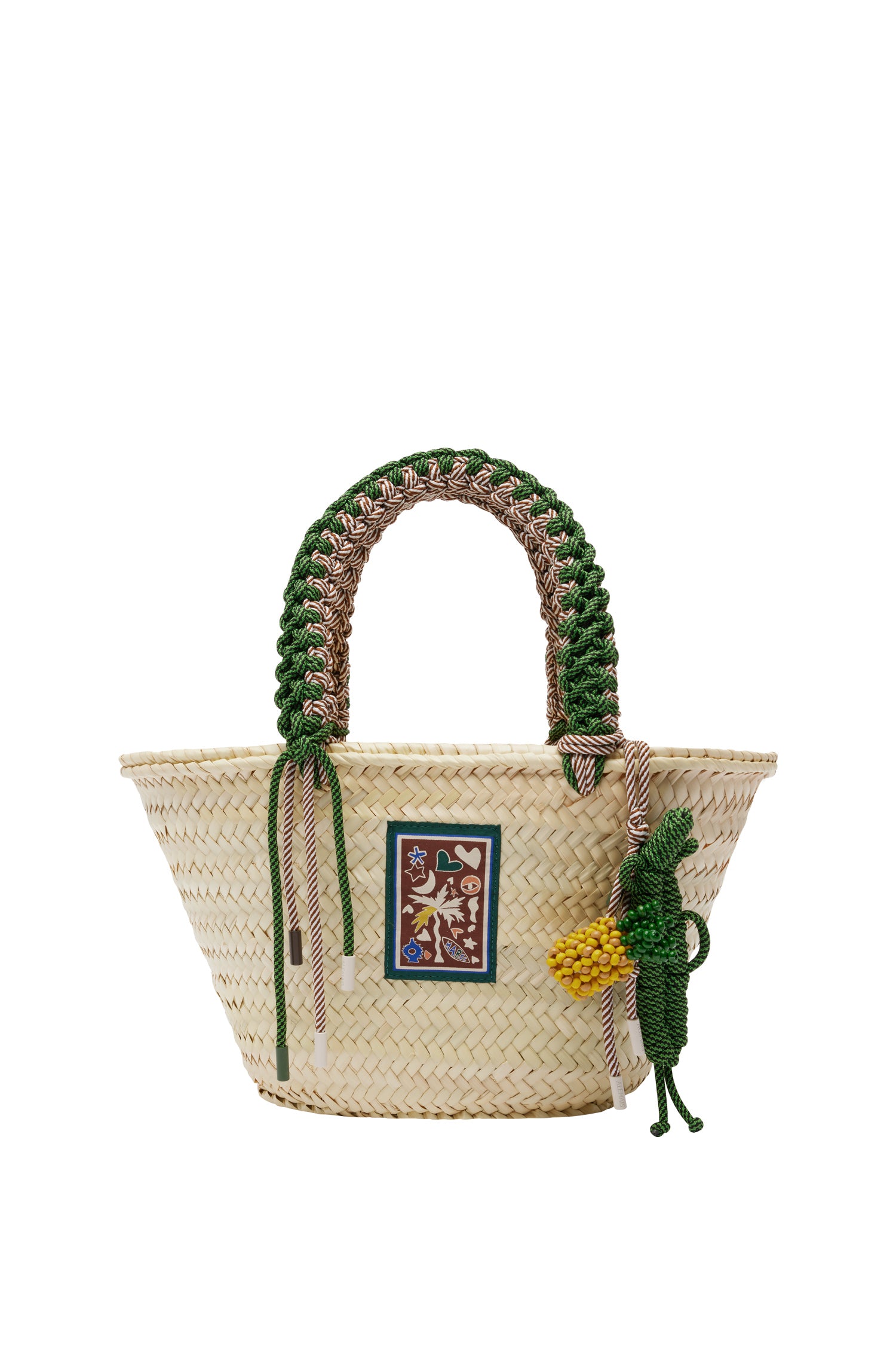 Alemais Macrame Midi panier palmier taille unique