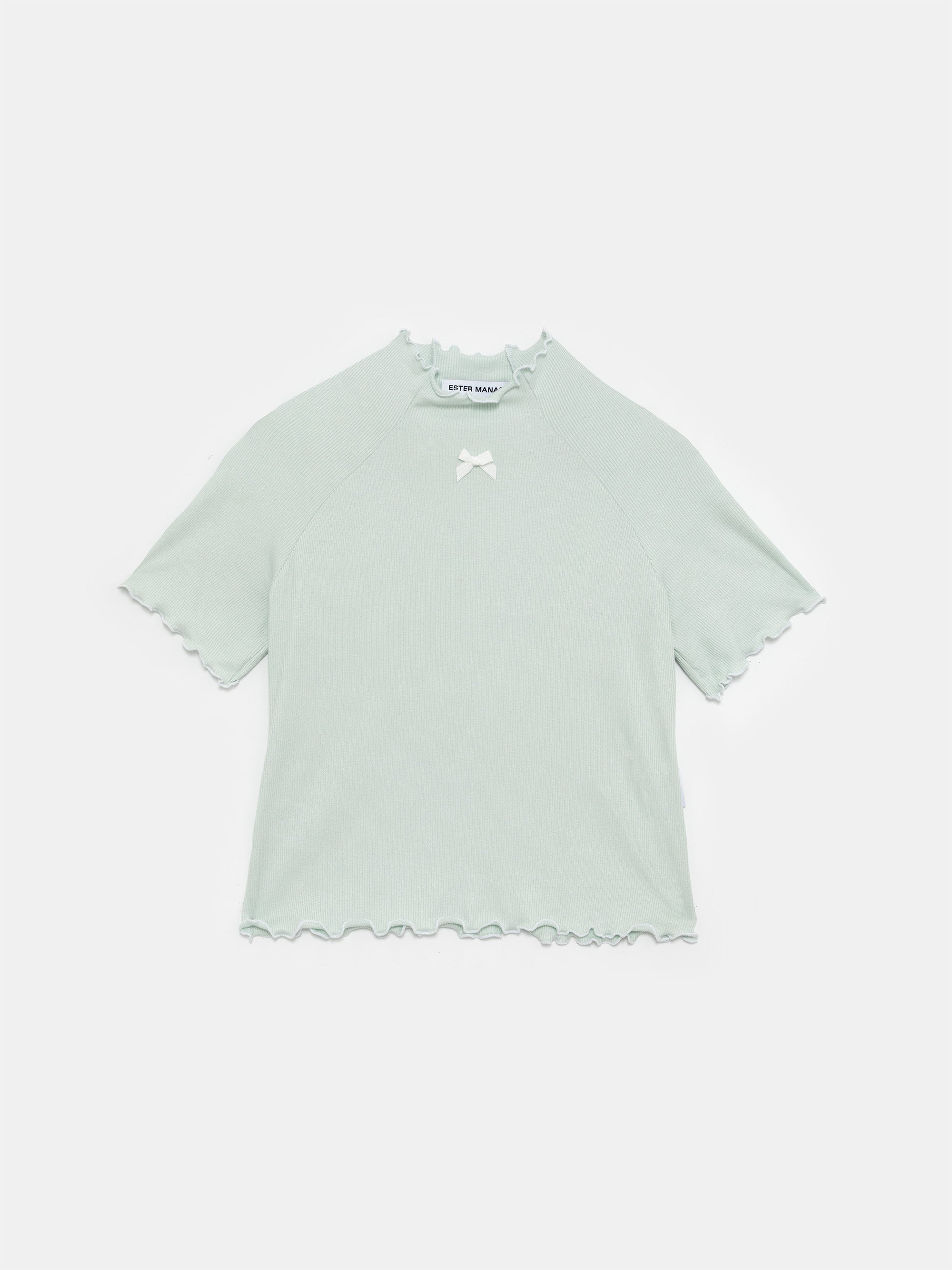 Ester Manas Mint Easy Top haut menthe coton