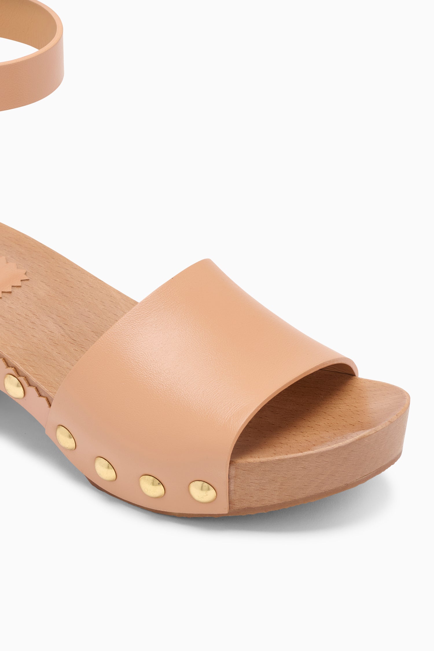 Ulla Johnson Esti Clog sabots Sienna cuir talon 60 mm