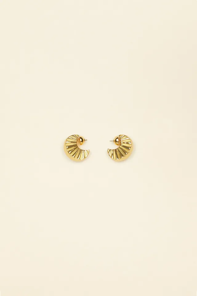 Patou Jewellery Small Mandarine boucles d'oreilles doré TU