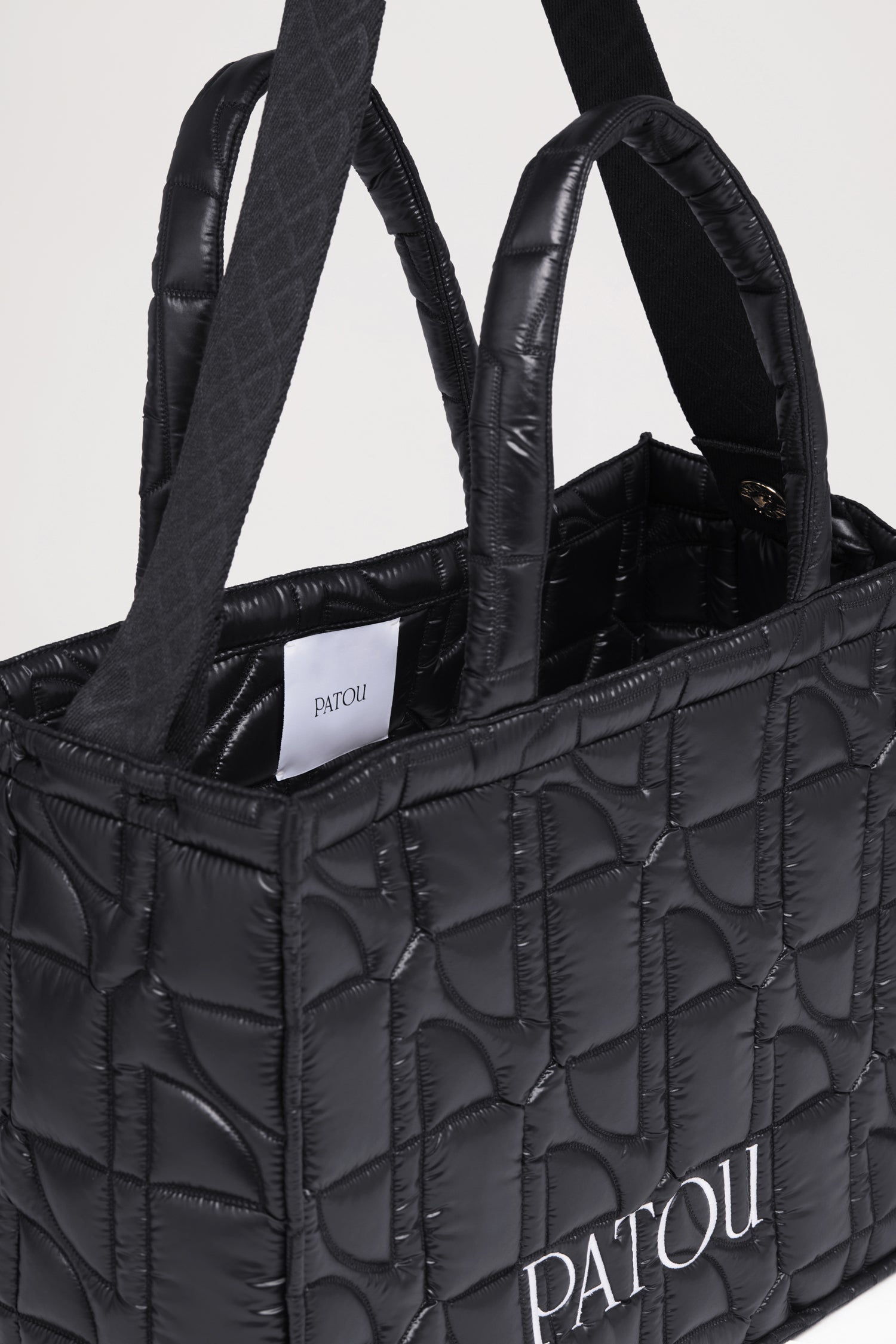 Patou Bags H22AC024 tote noir matelassé polyamide TU