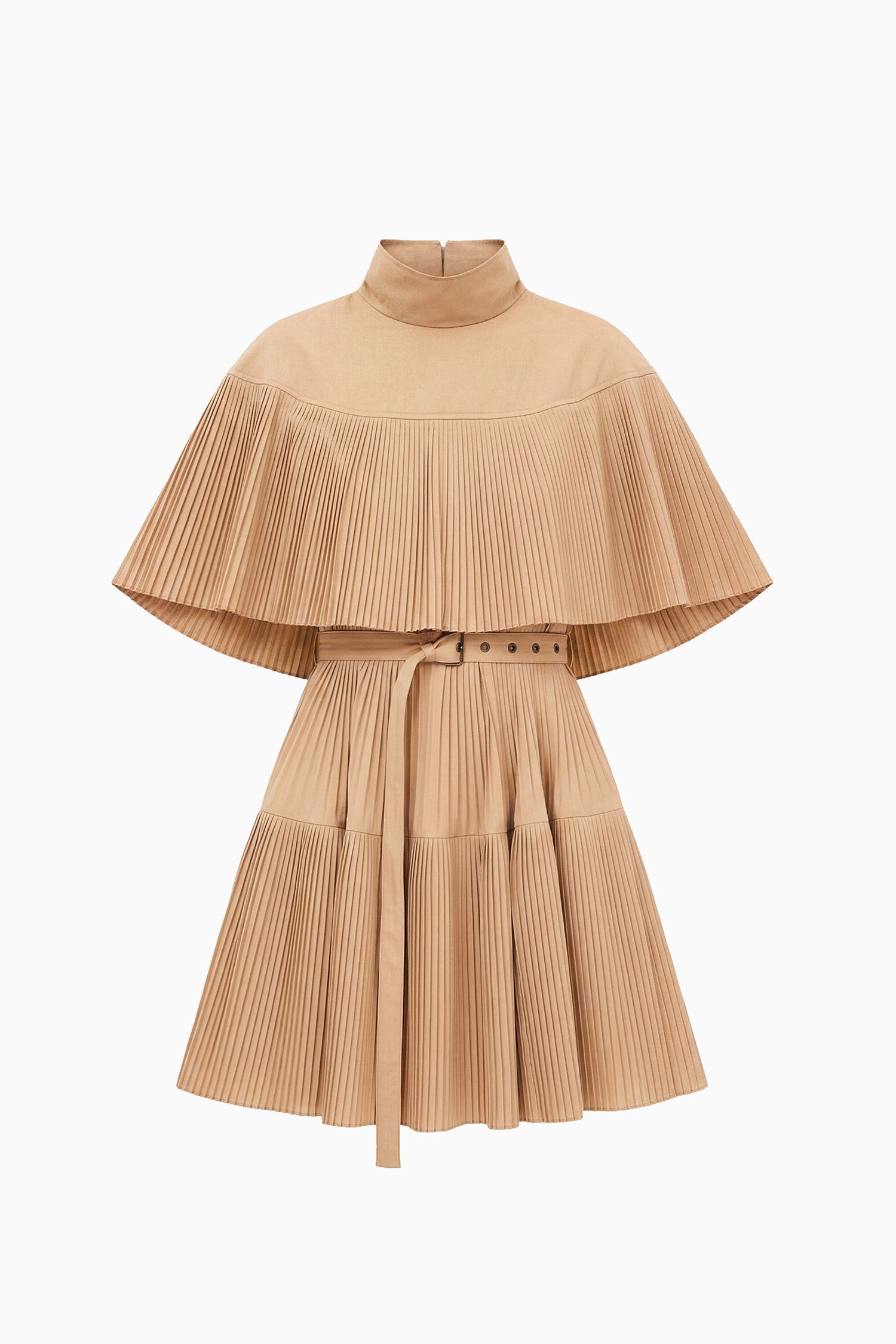 Ulla Johnson Lucille robe mini Dunewood laine plissée