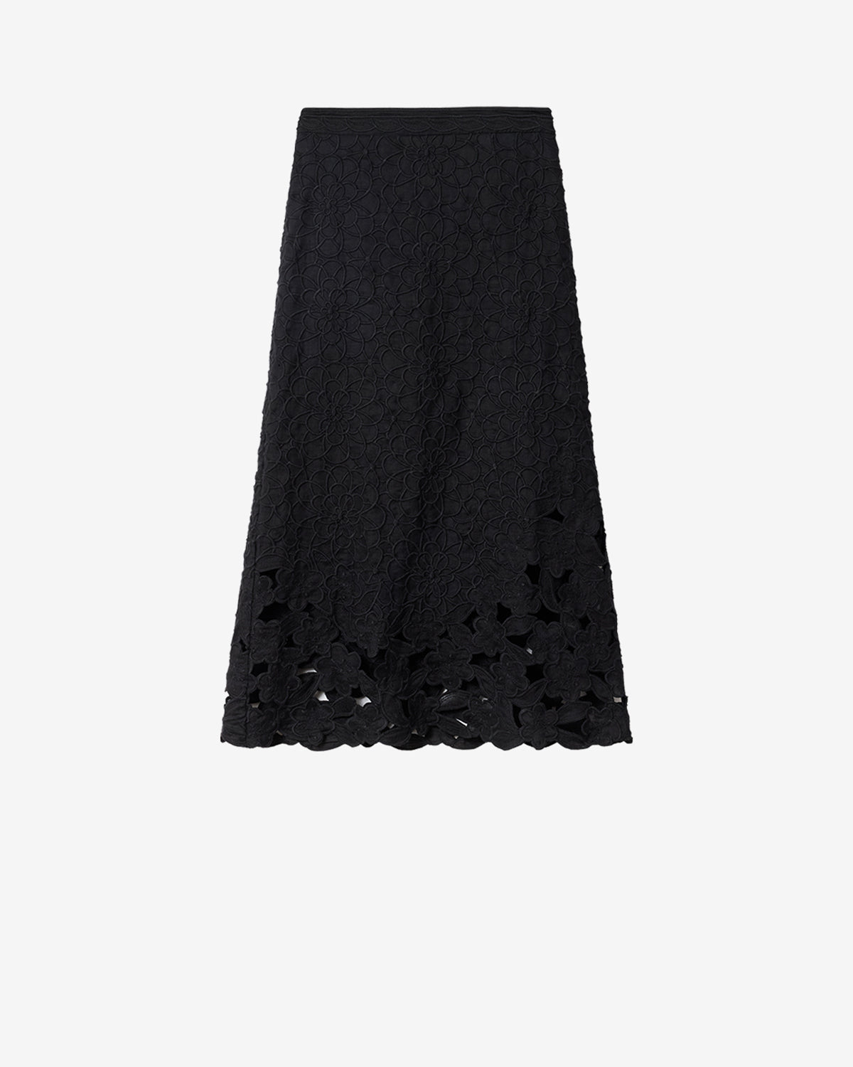 Isabel Marant Ryesha JU0547FA-D3J12I jupe longue noir