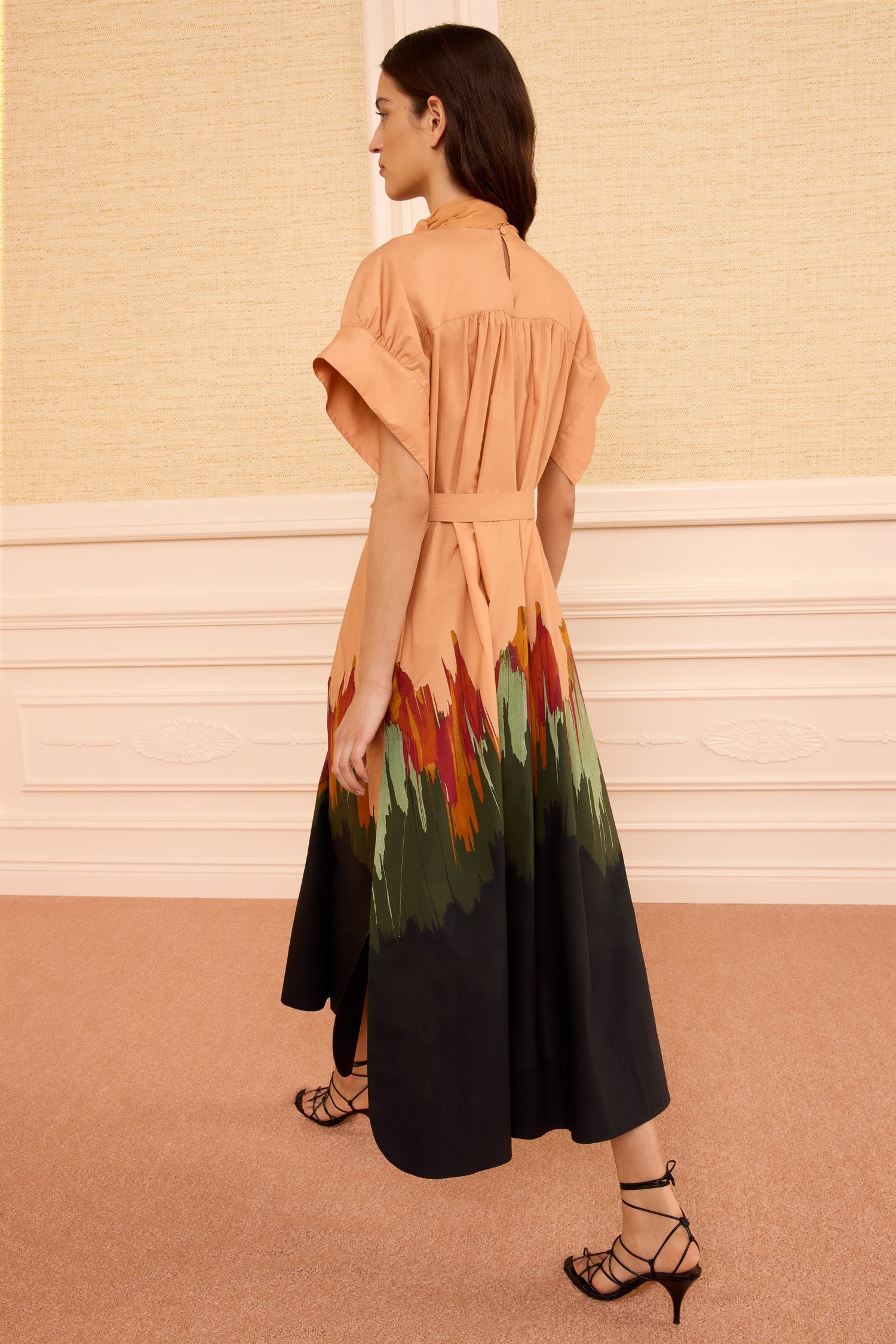 Ulla Johnson Studio Robe Femme Agate Midi Coton