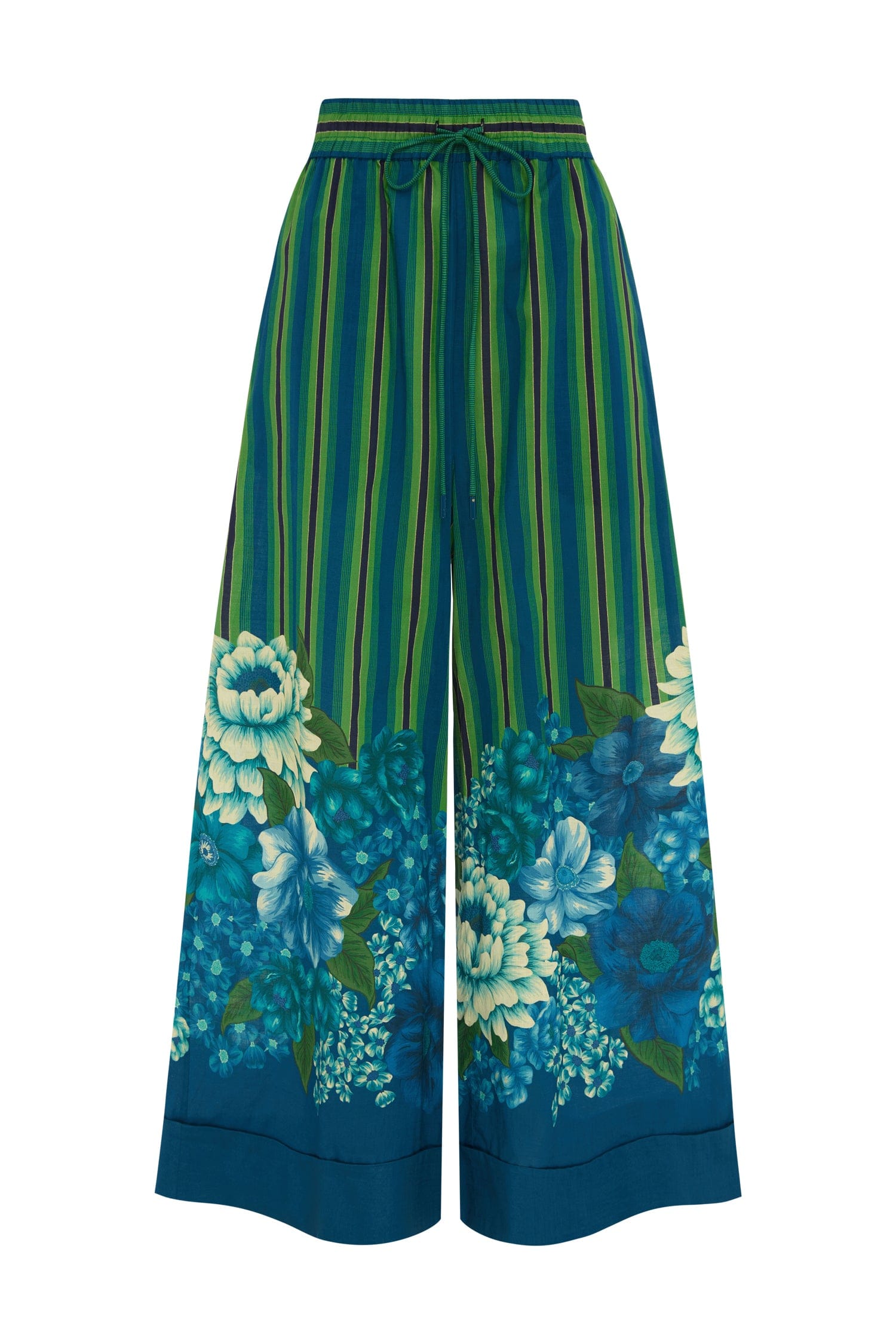 Alemäis Margo Cuffed Pant pantalon large coton bio