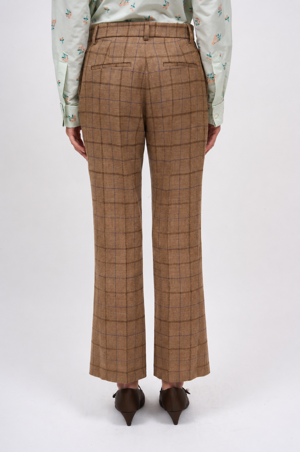 Paul & Joe Bogart Pantalon tweed carreaux 100% laine