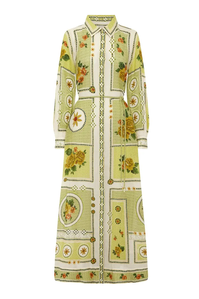 Alemaïs Dixie Shirtdress robe chemise midi ramie