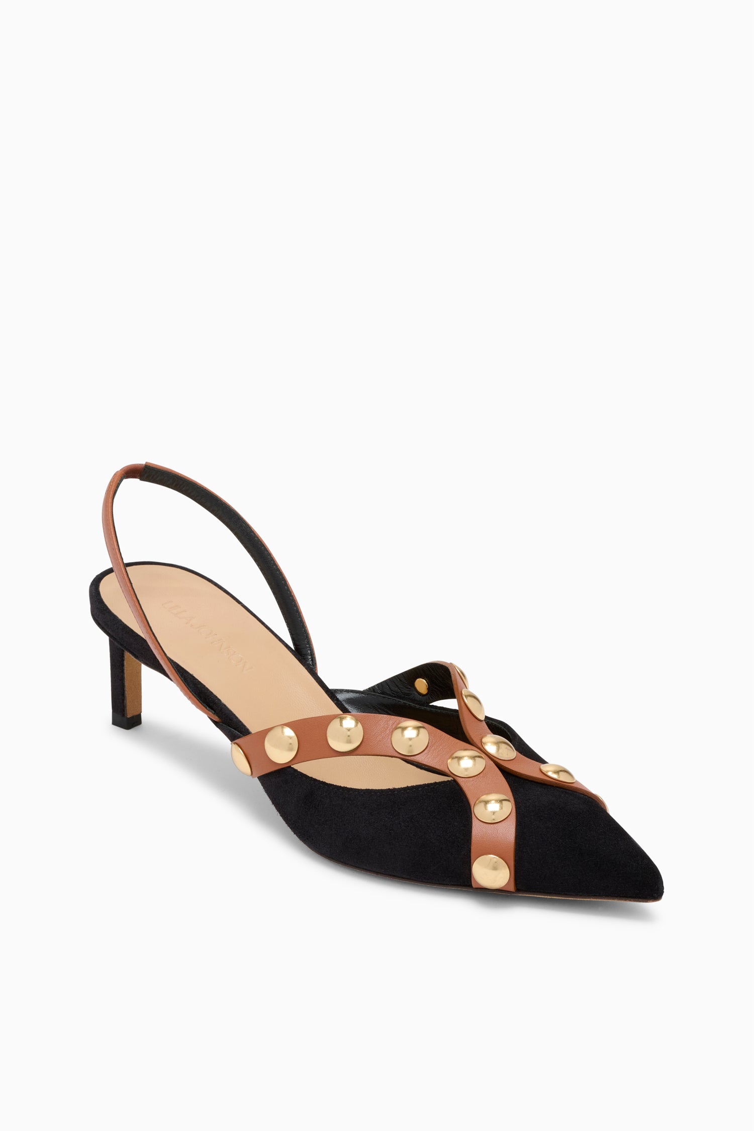 Ulla Johnson Vendome escarpins slingback noir 55 mm